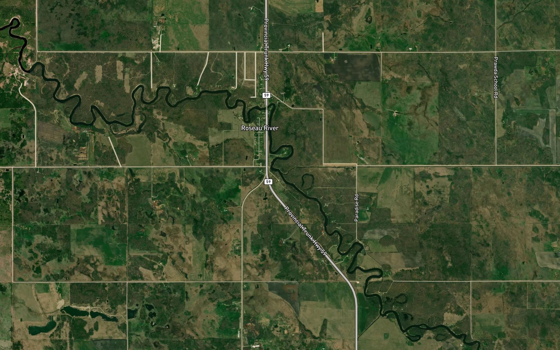 Satellite map of the Vita Drain