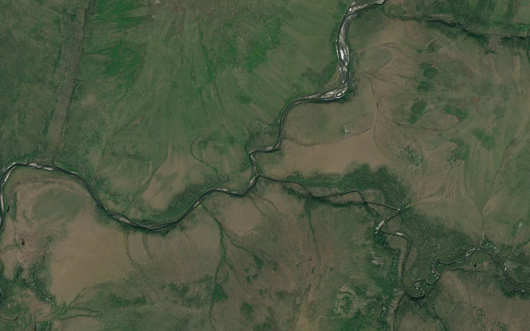 Satellite map of the Spruce Creek