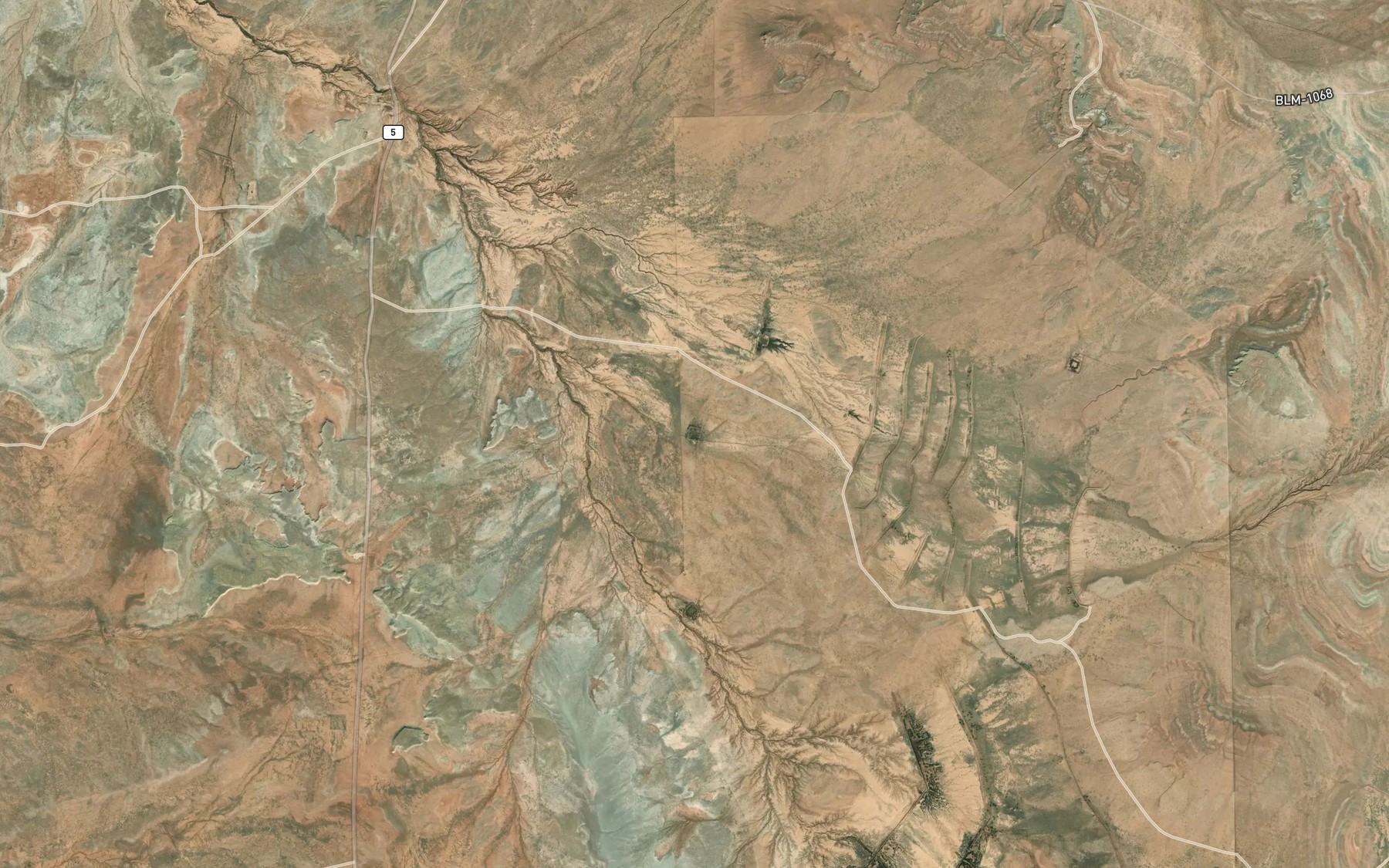 Satellite map of the RCA Pond
