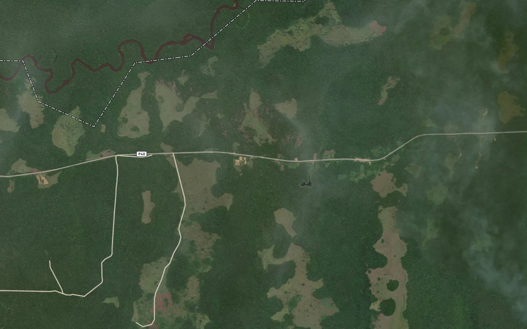Satellite map of the Edimbi