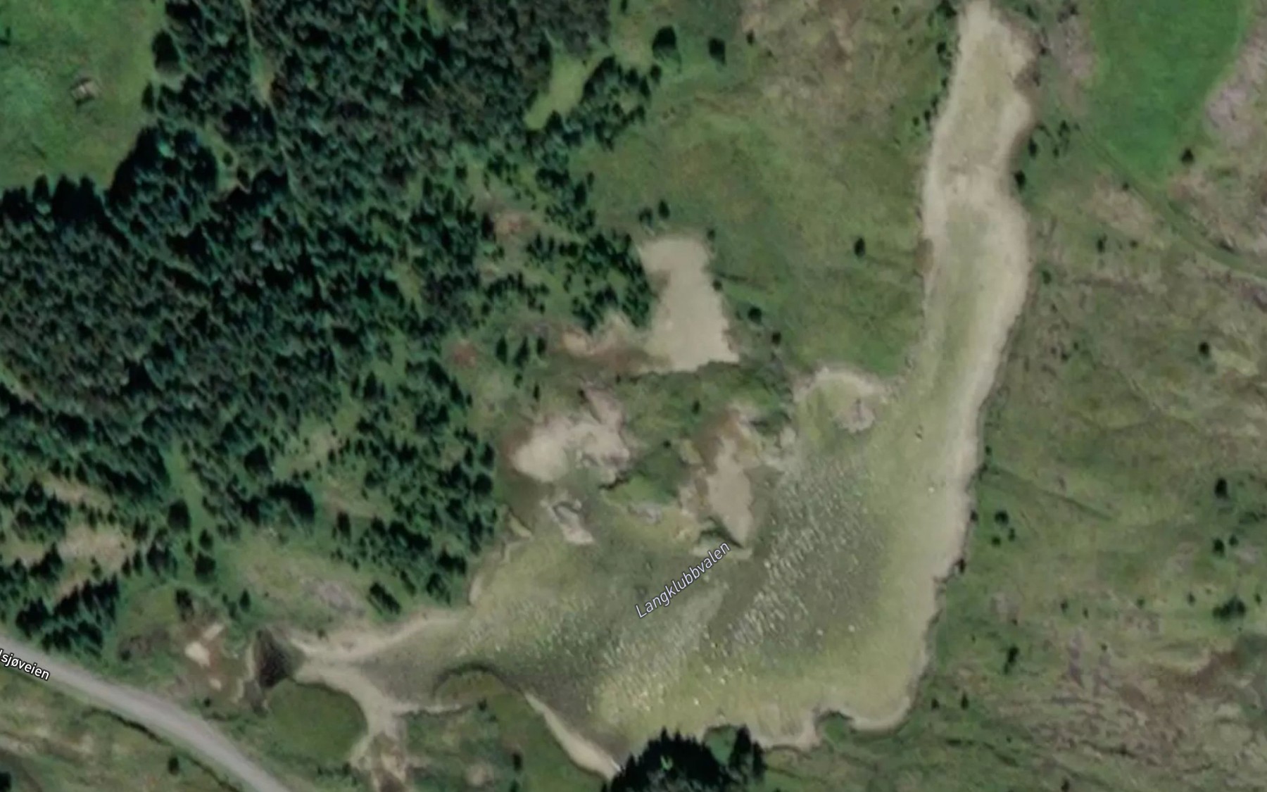 Satellite map of the Langklubbvalen