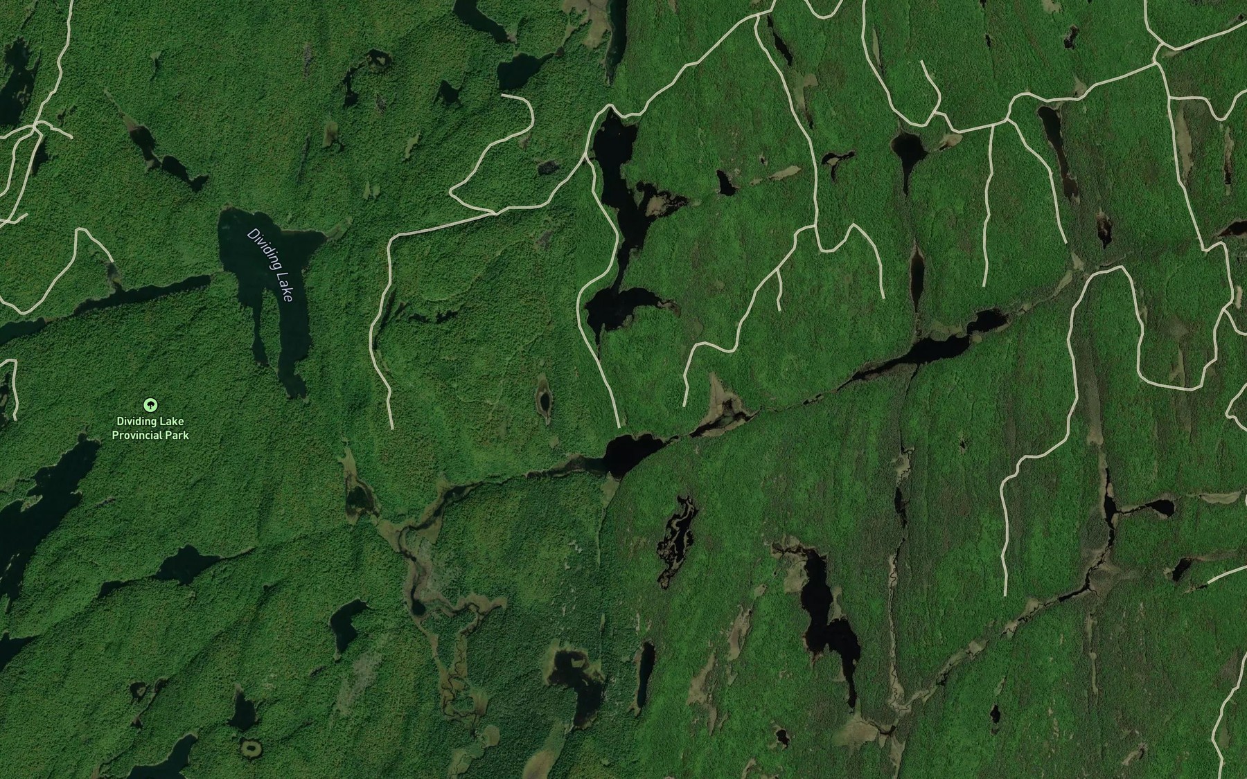 Satellite map of the Pipio Creek