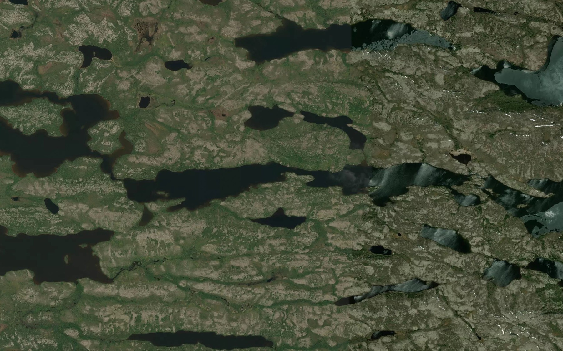 Satellite map of the Lac Kacinukamaw