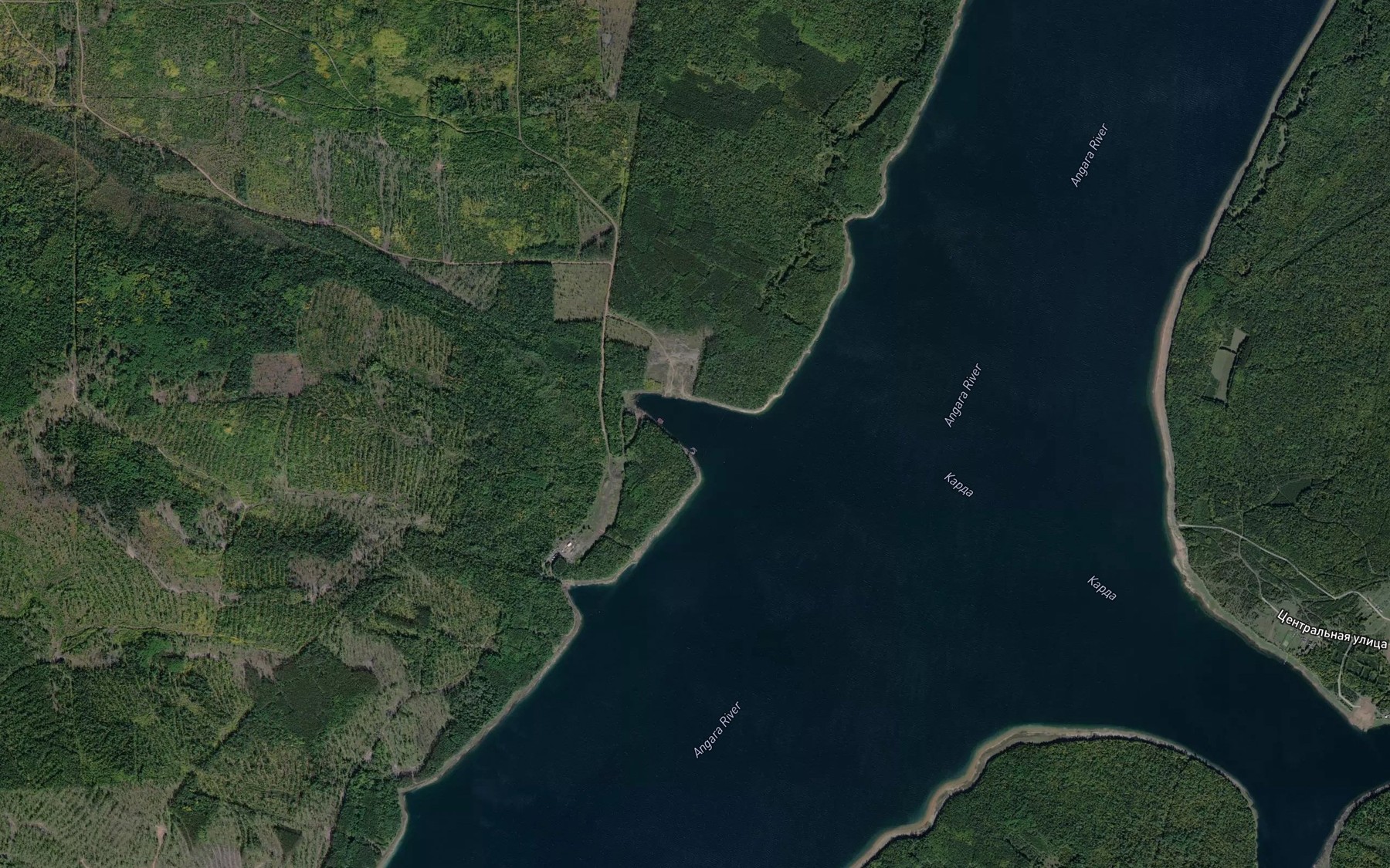 Satellite map of the Mokryy