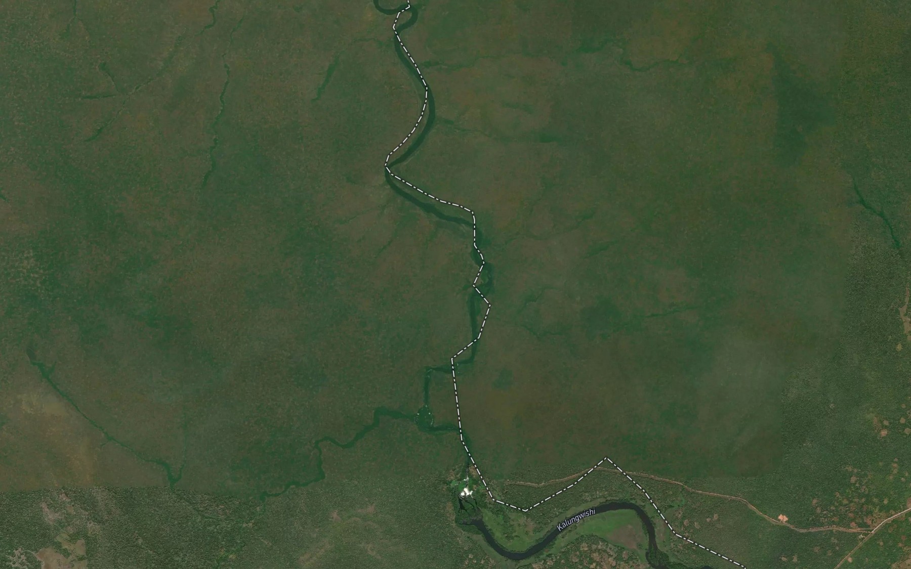 Satellite map of the Mibamba