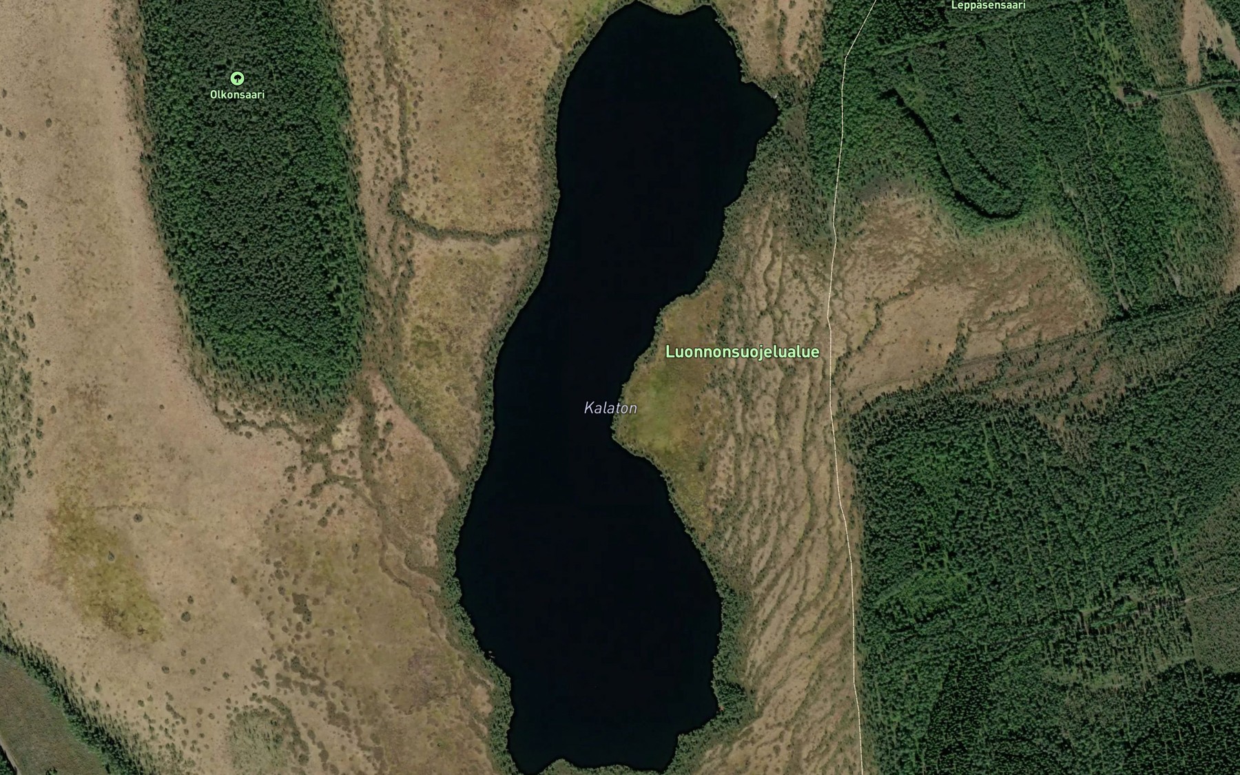 Satellite map of the Kalaton