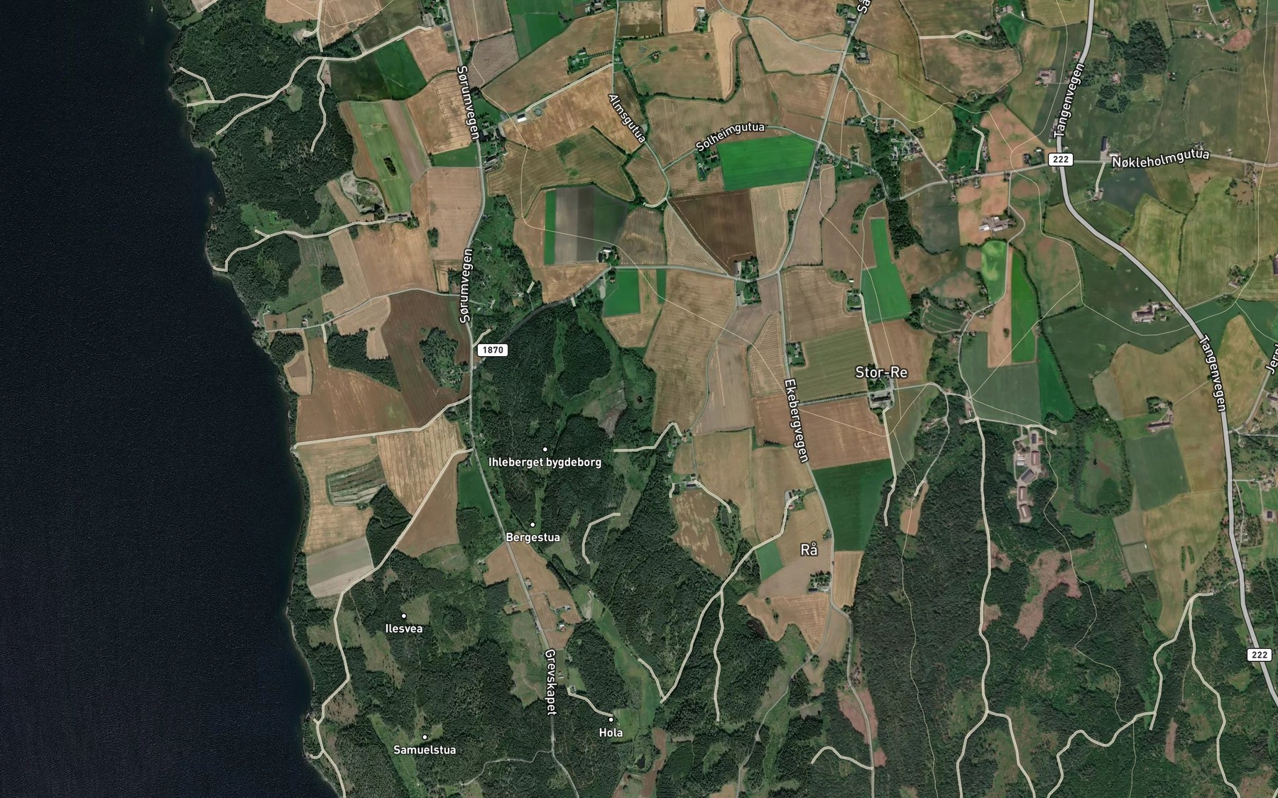 Satellite map of the Iletjernet