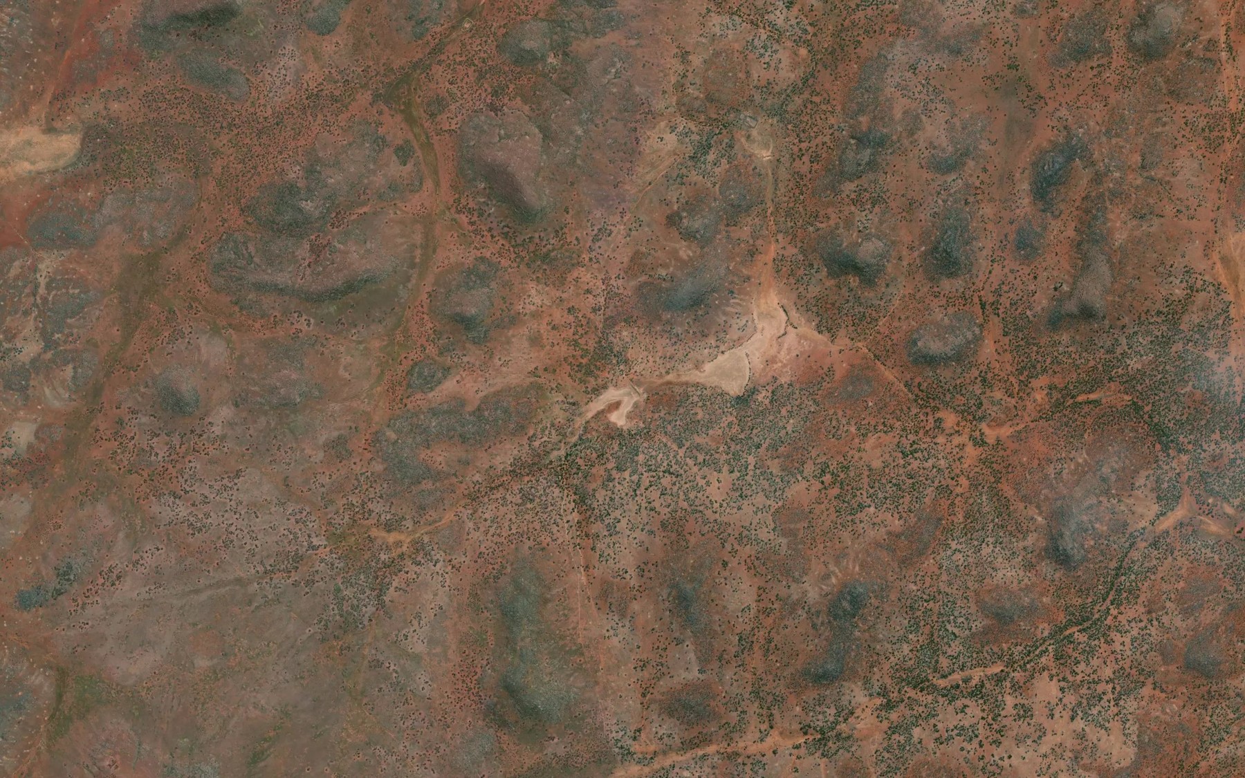 Satellite map of the Nardoo Bank