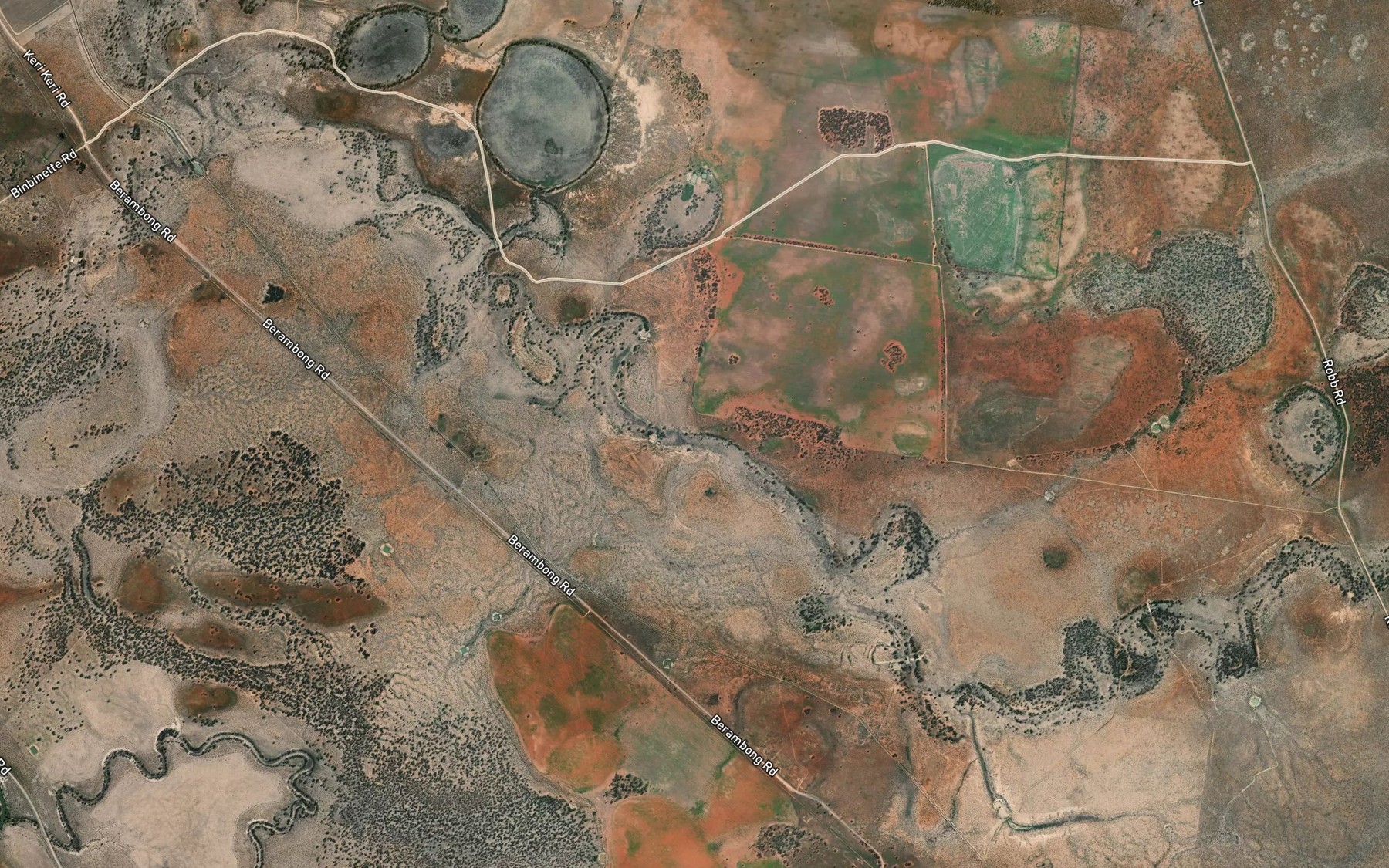 Satellite map of the The Forest Creek