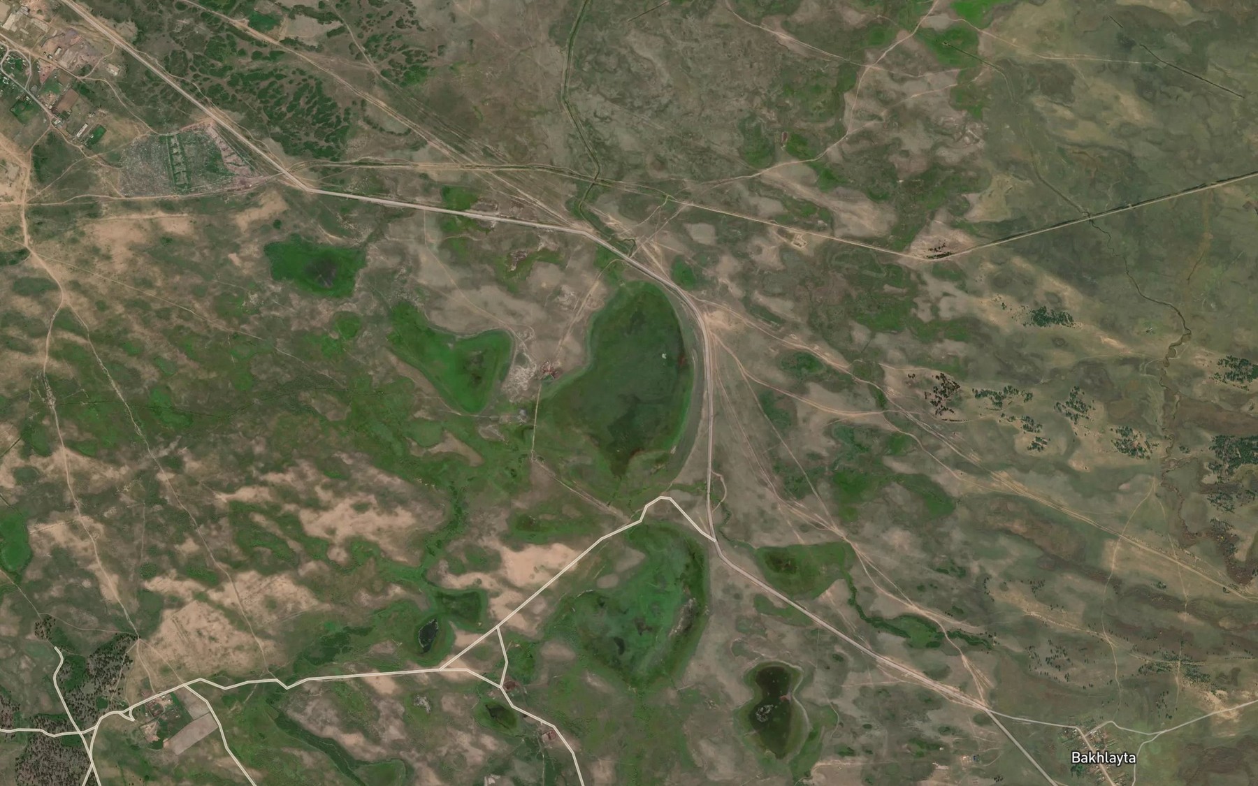 Satellite map of the Ozero Beloye