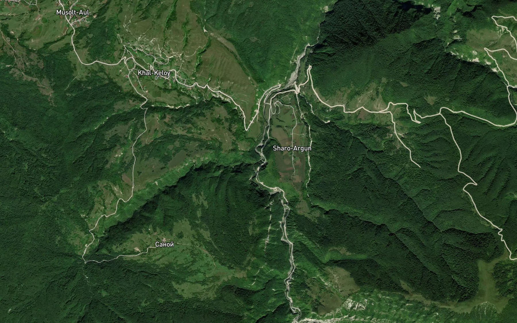 Satellite map of the Sunkhayakhk
