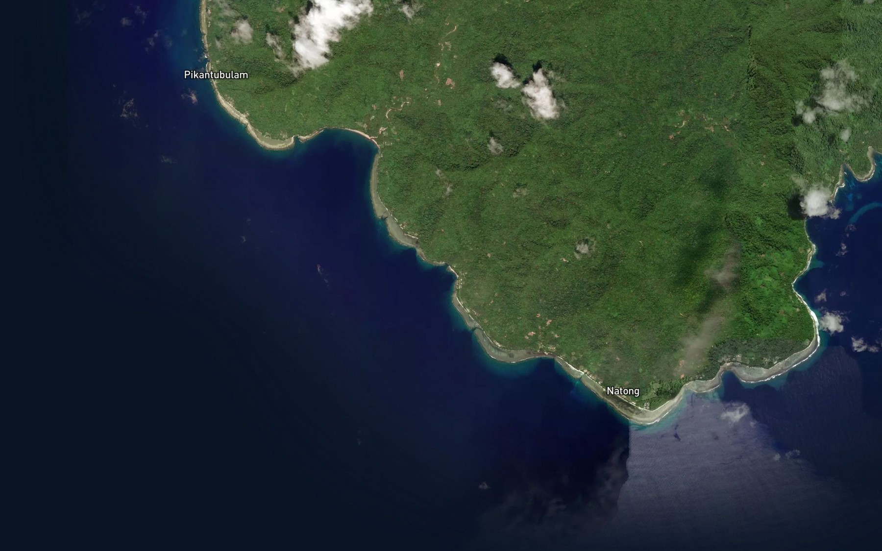 Satellite map of the Matoff Bay