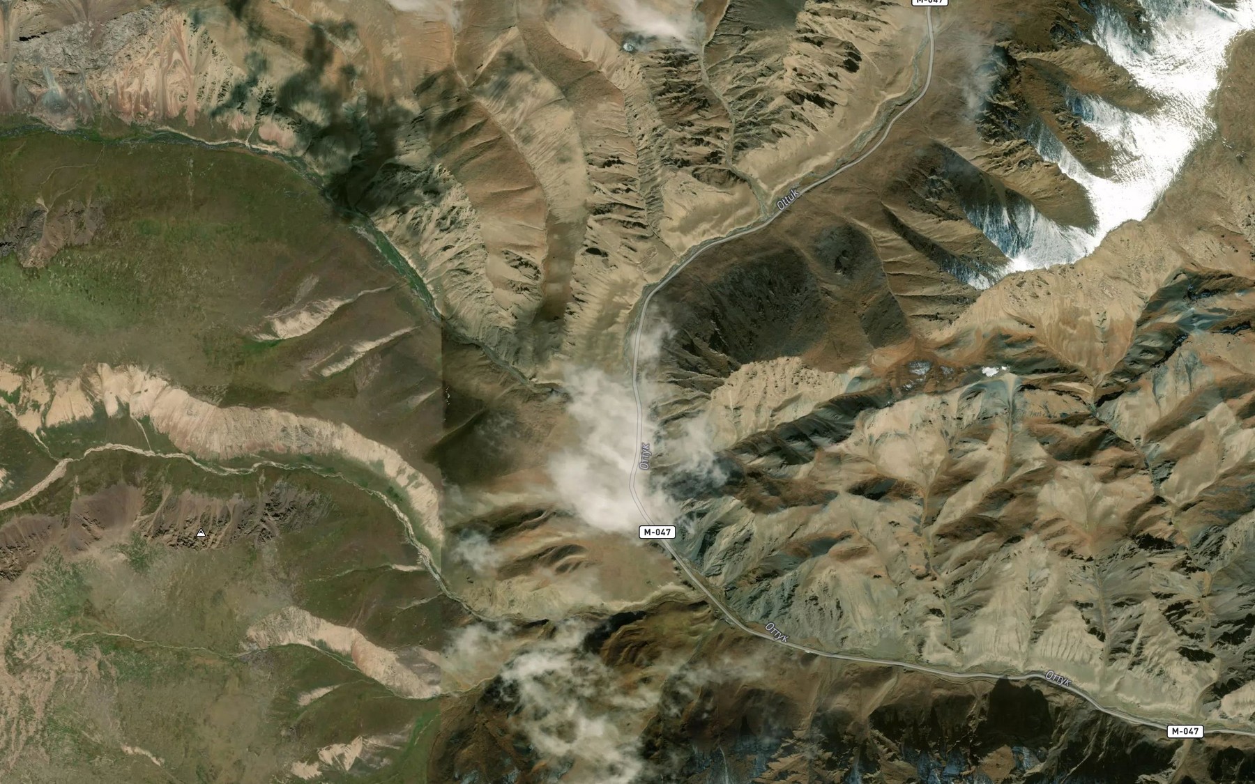 Satellite map of the Kashkasu