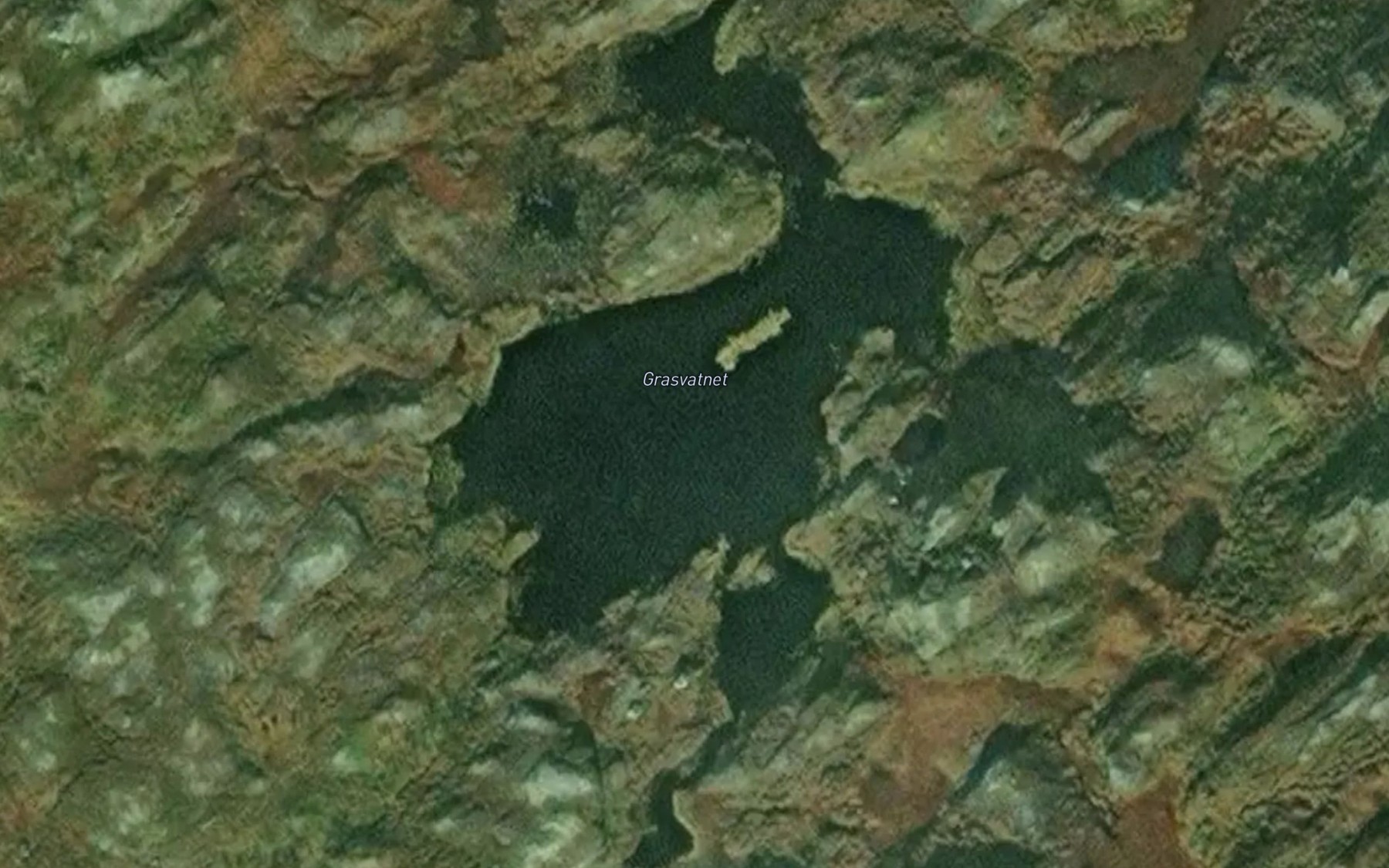 Satellite map of the Grasvatnet