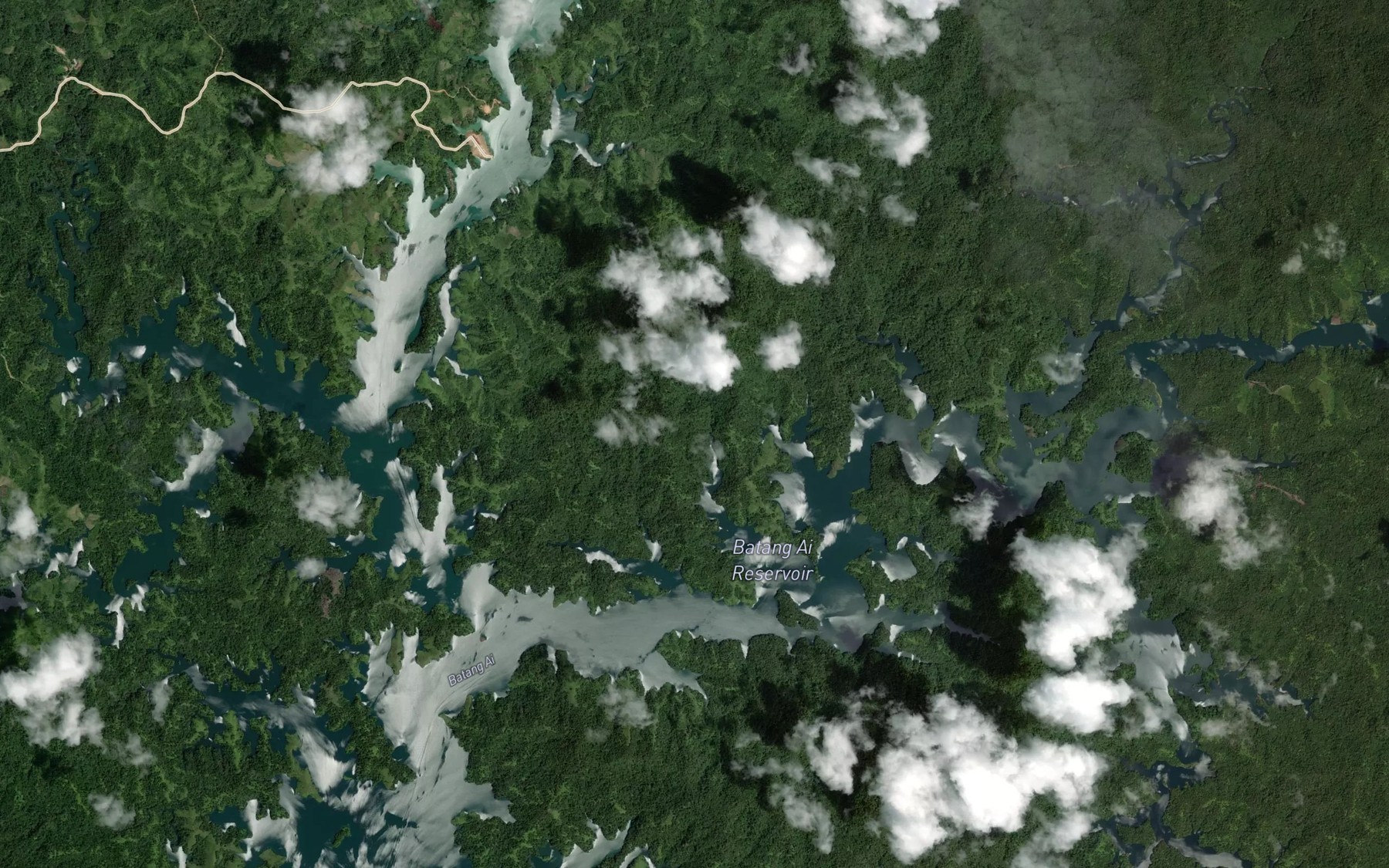 Satellite map of the Sungai Ipoh