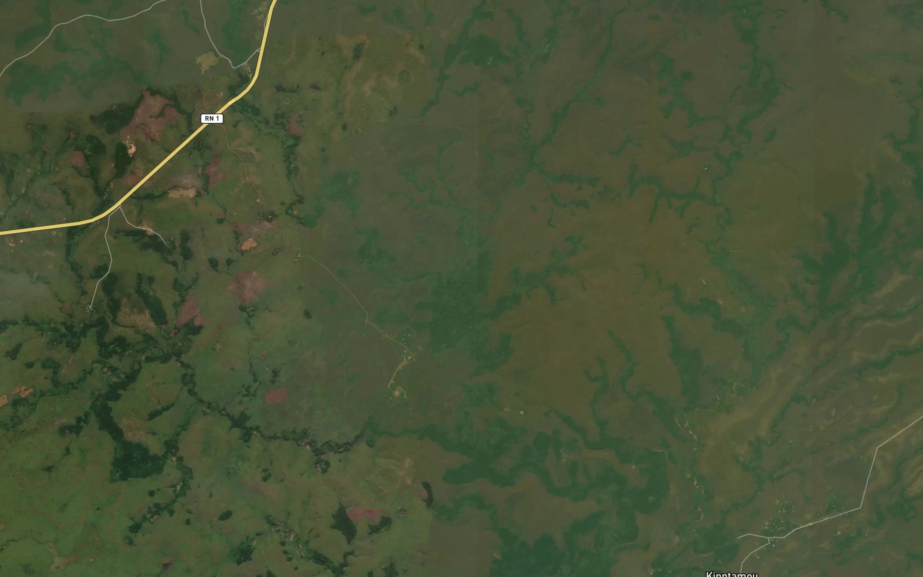 Satellite map of the Mandie