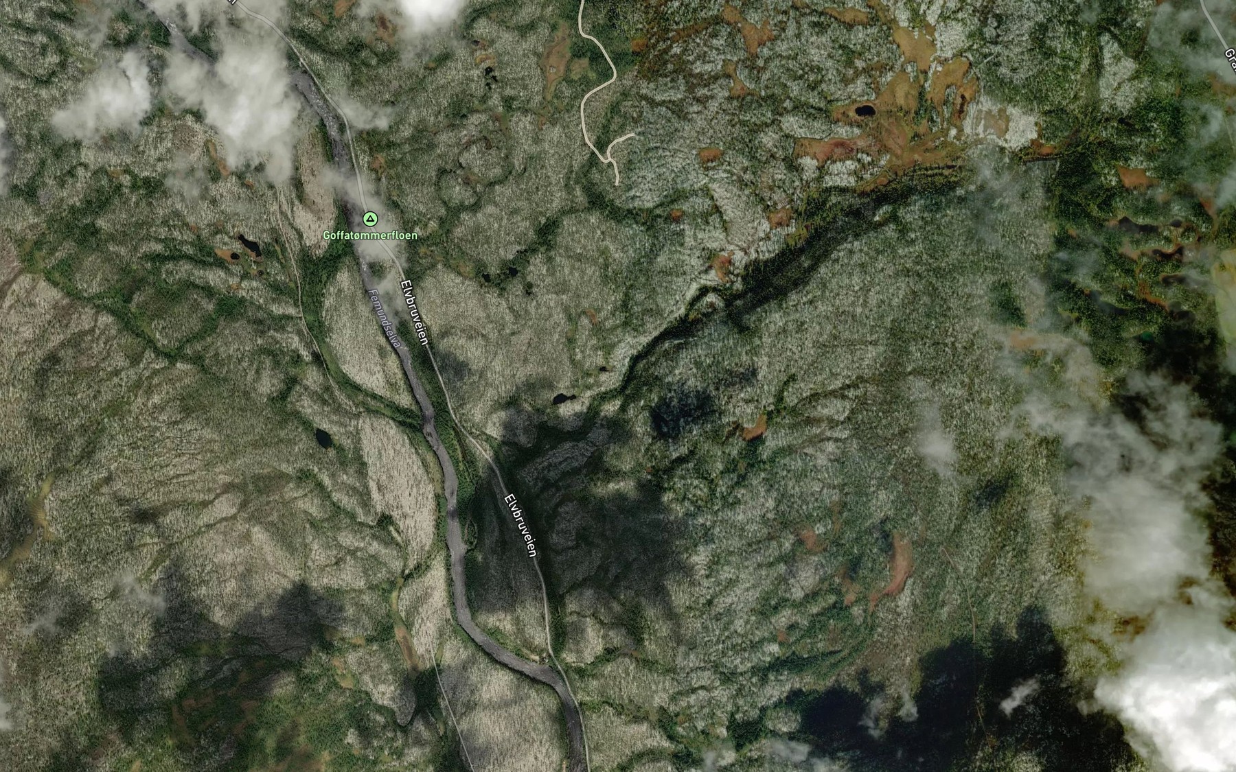 Satellite map of the Stenbekken