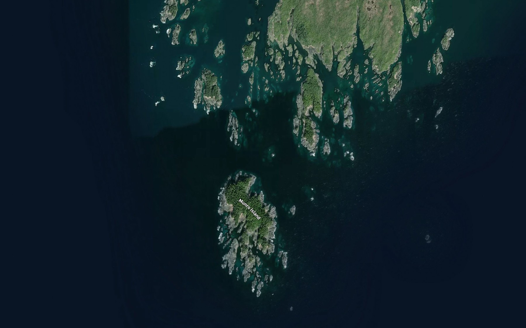 Satellite map of the Prior Passage