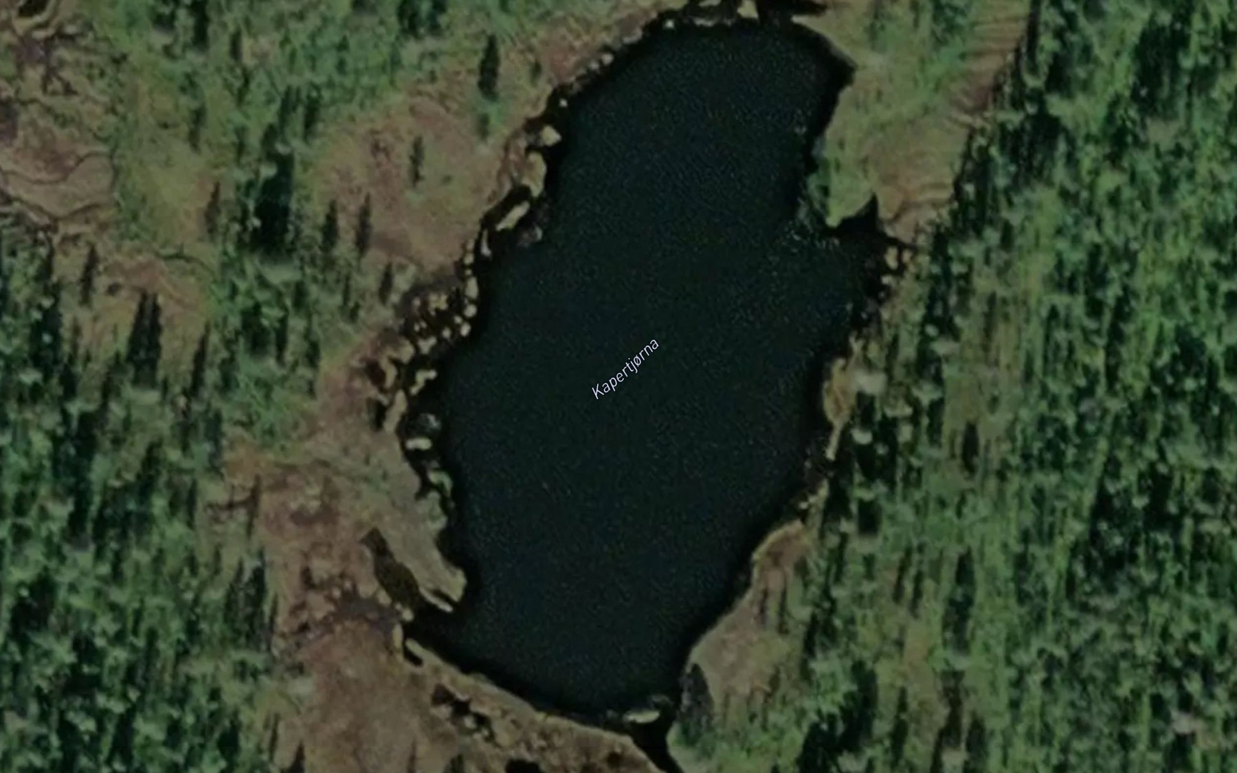 Satellite map of the Kapertjorna