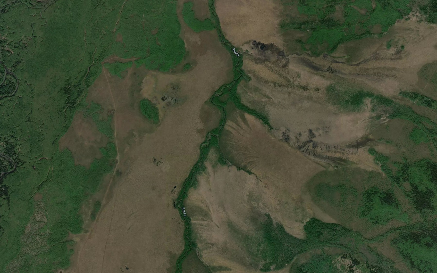 Satellite map of the Rvanyy