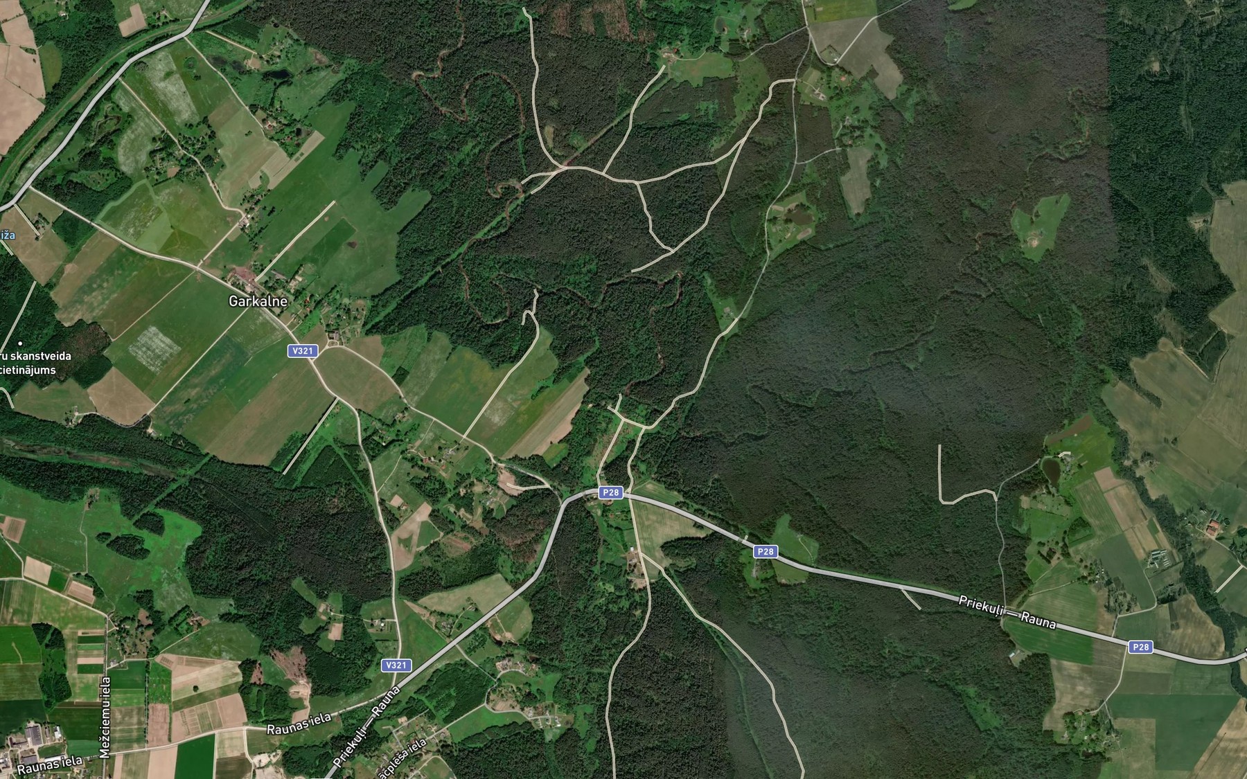 Satellite map of the Vaive