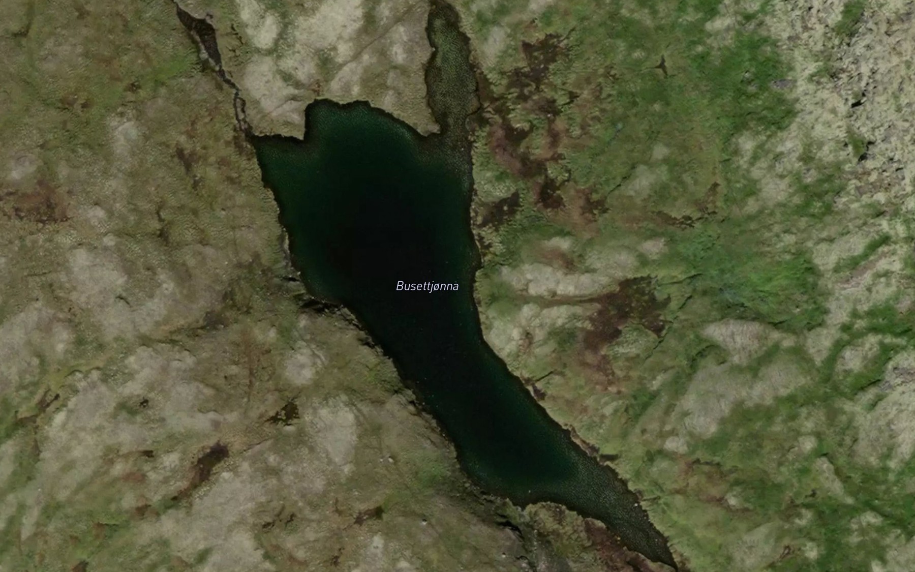 Satellite map of the Busettjorna