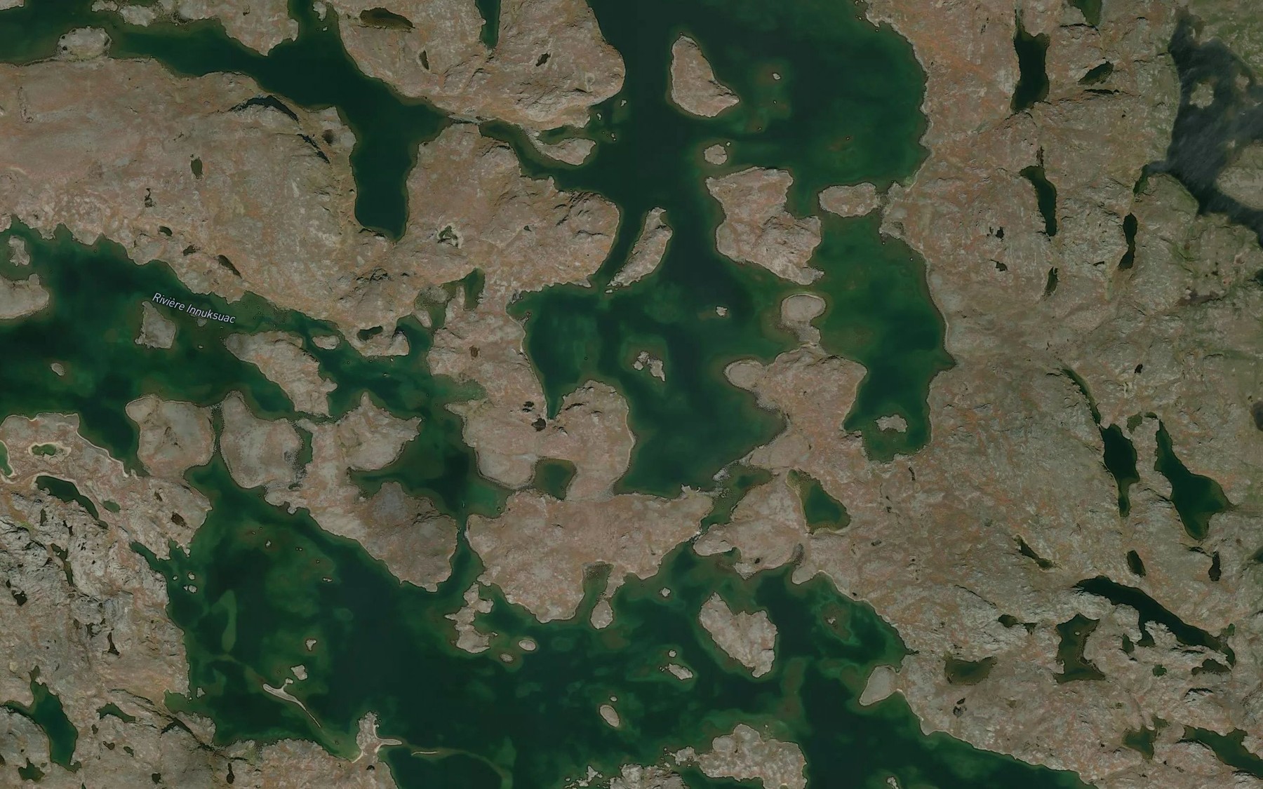 Satellite map of the Passe Quurngualuk