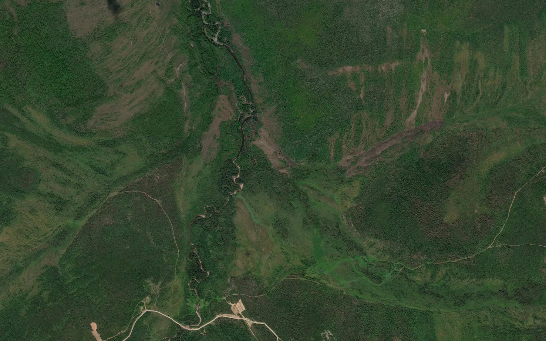 Satellite map of the Kholodnyy