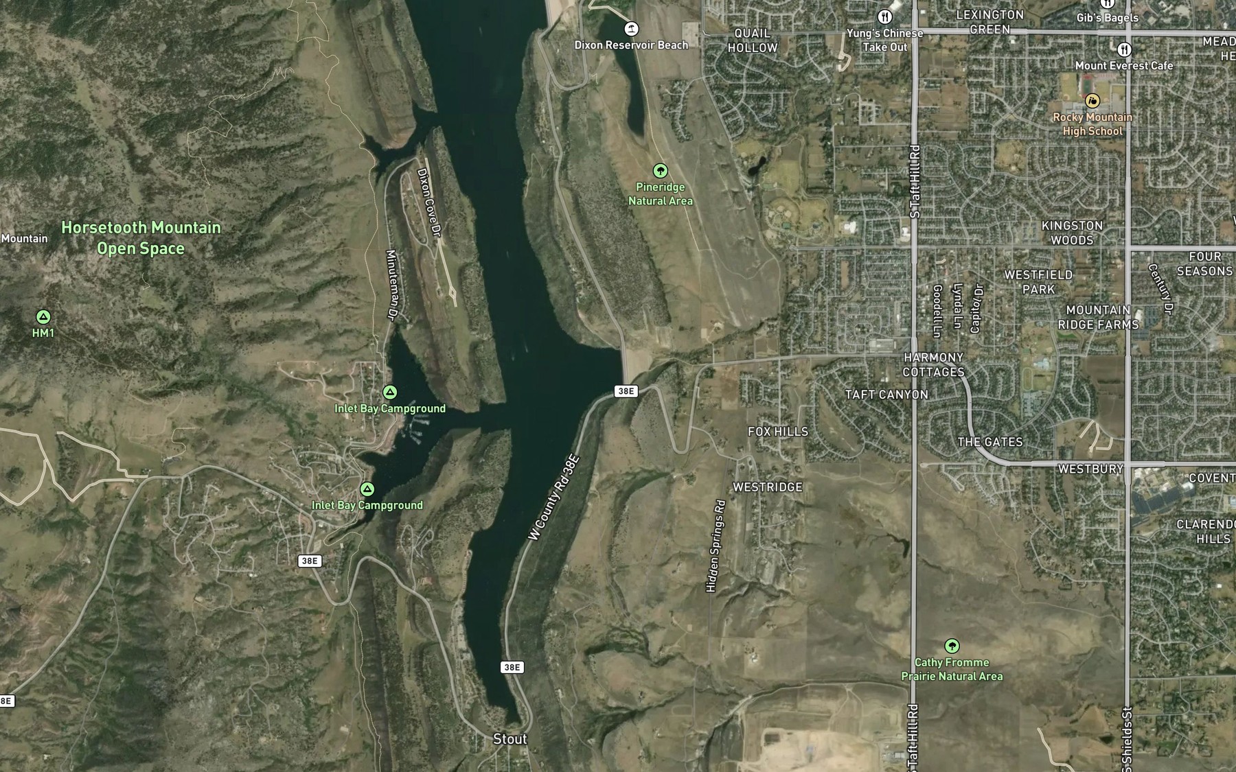 Satellite map of the Spot 3