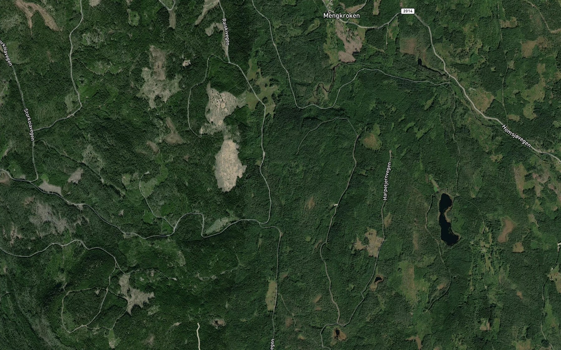 Satellite map of the Reiabekken