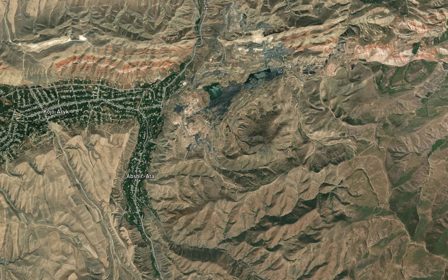 Satellite map of the Rodnik Kosh-Tokoy