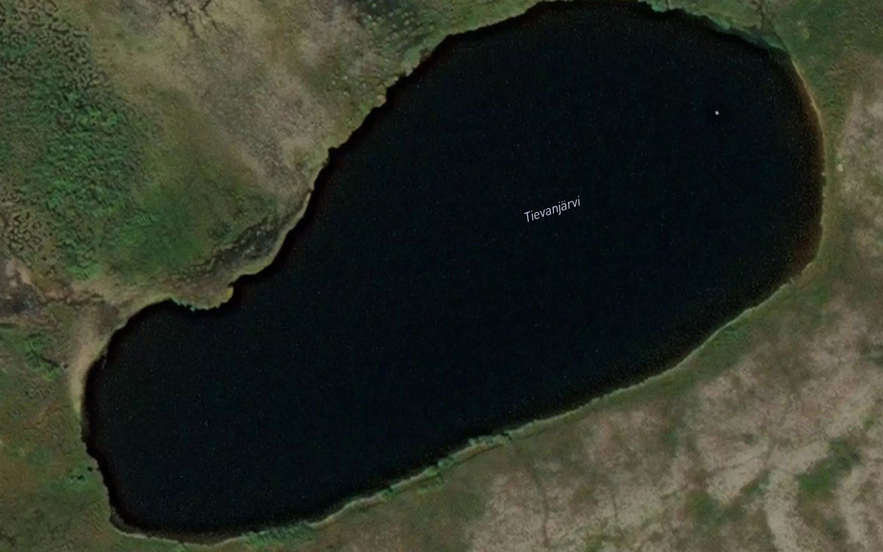 Satellite map of the Dievajaervi