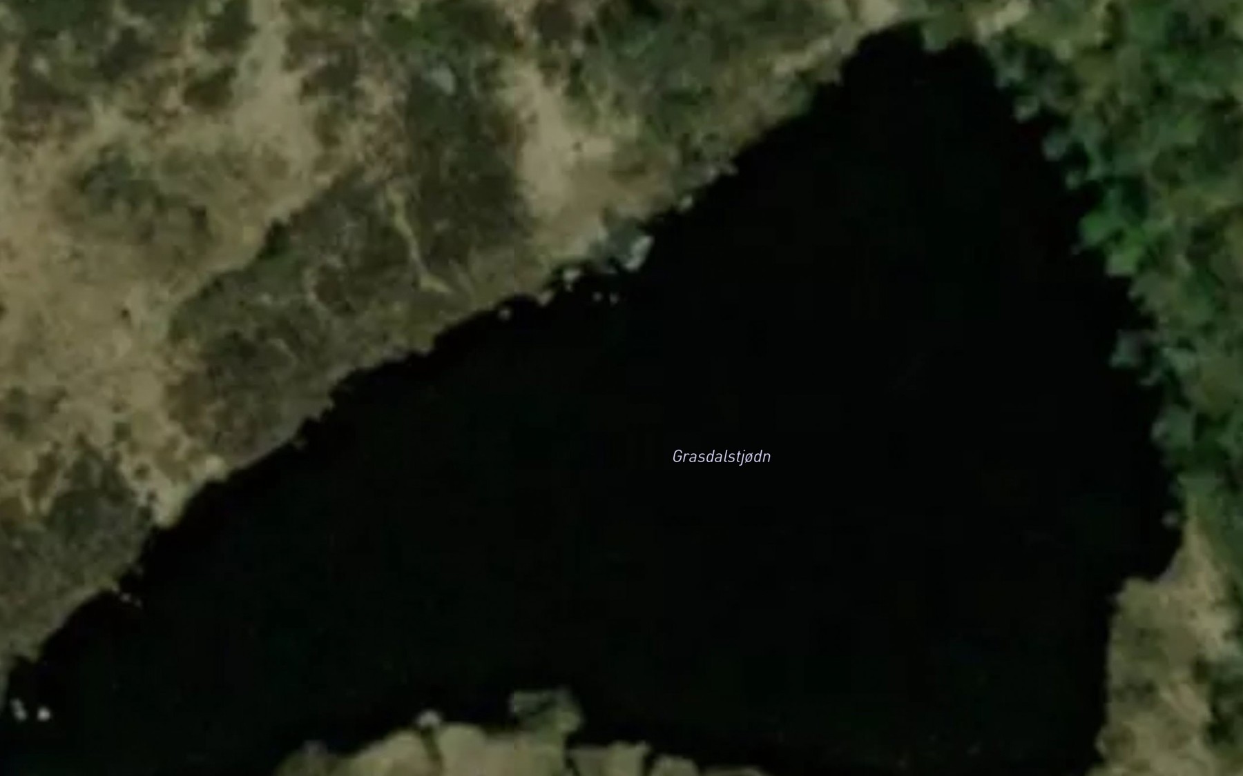Satellite map of the Grasdalstjodn