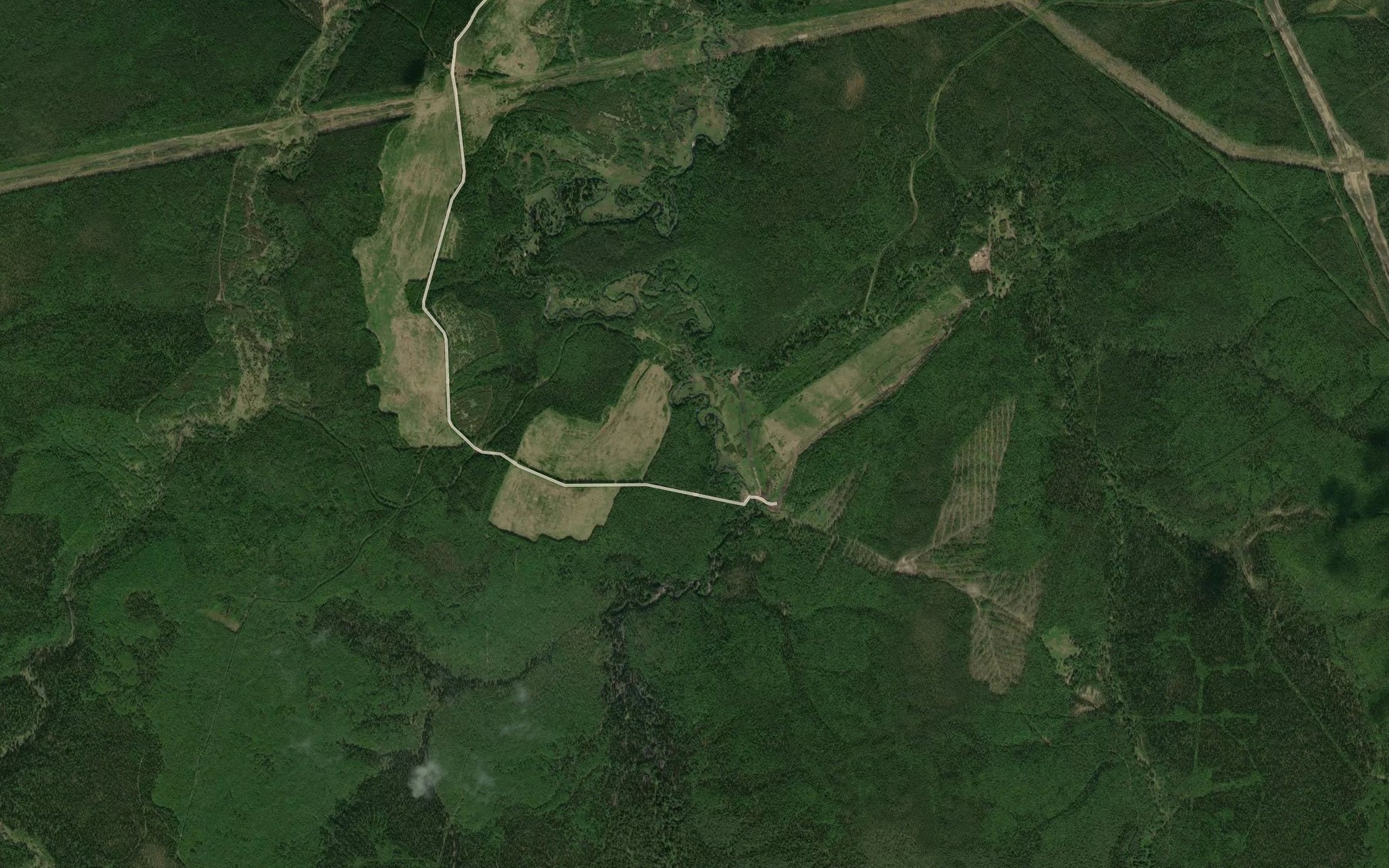 Satellite map of the Lunvozh
