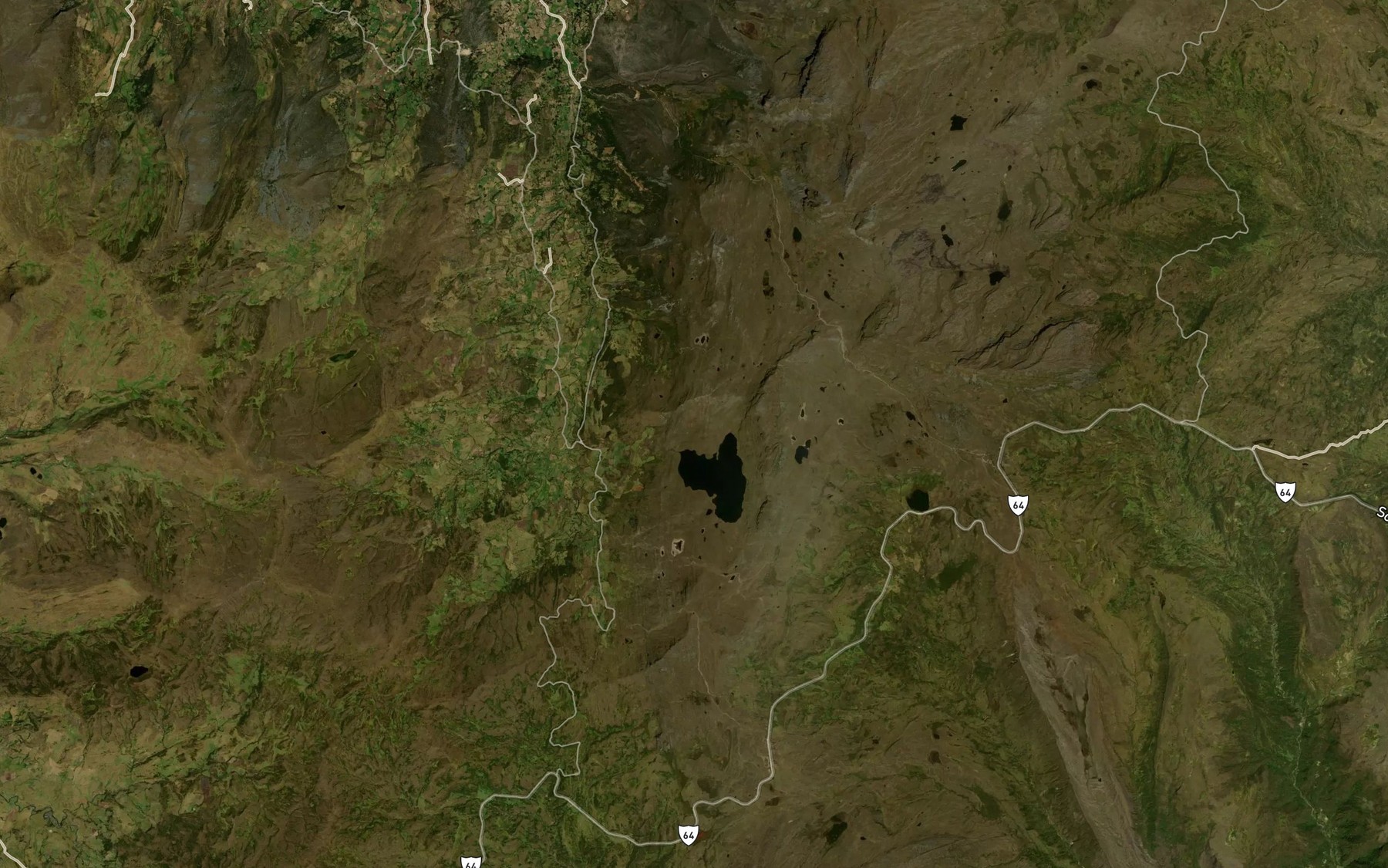 Satellite map of the Laguna Batanera
