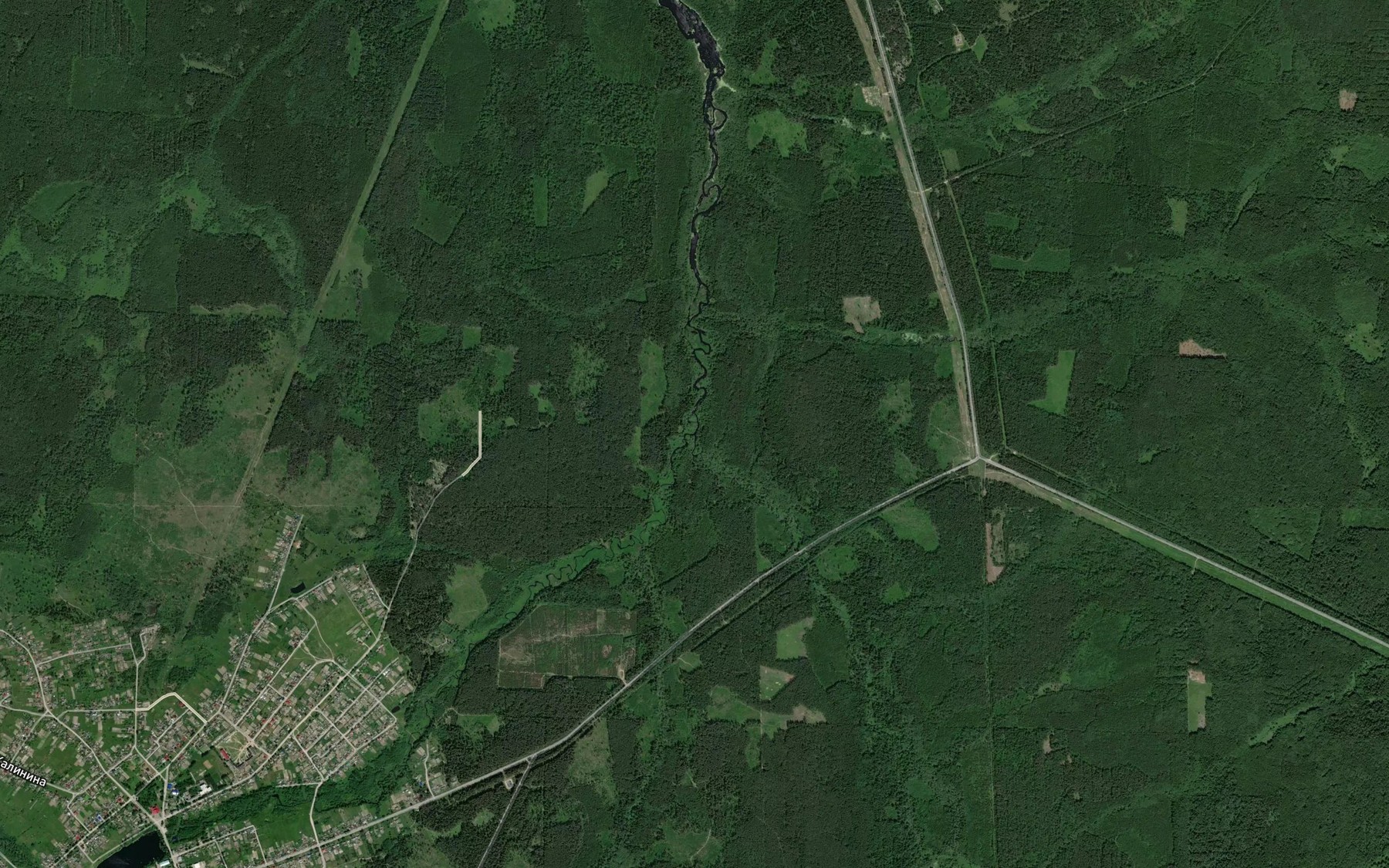 Satellite map of the Star'