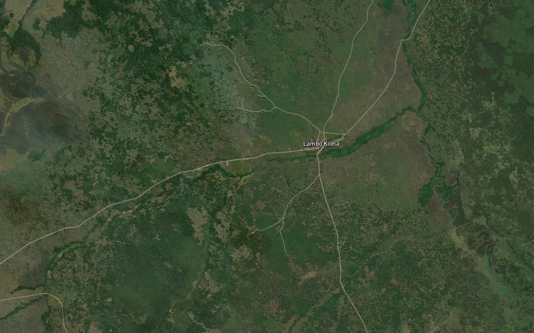 Satellite map of the Chutes de la Kambishie