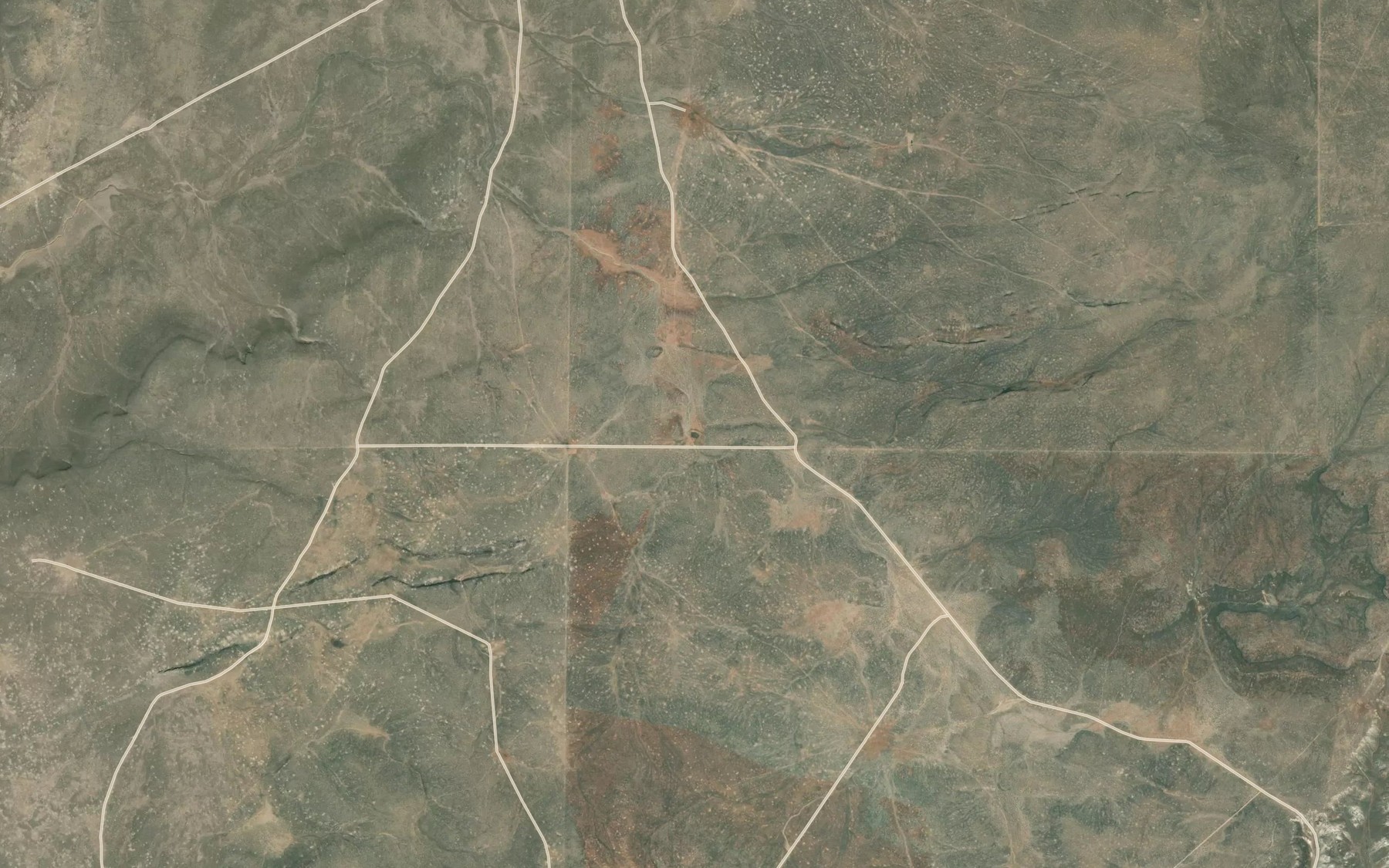 Satellite map of the Owyhee Butte Reservoir
