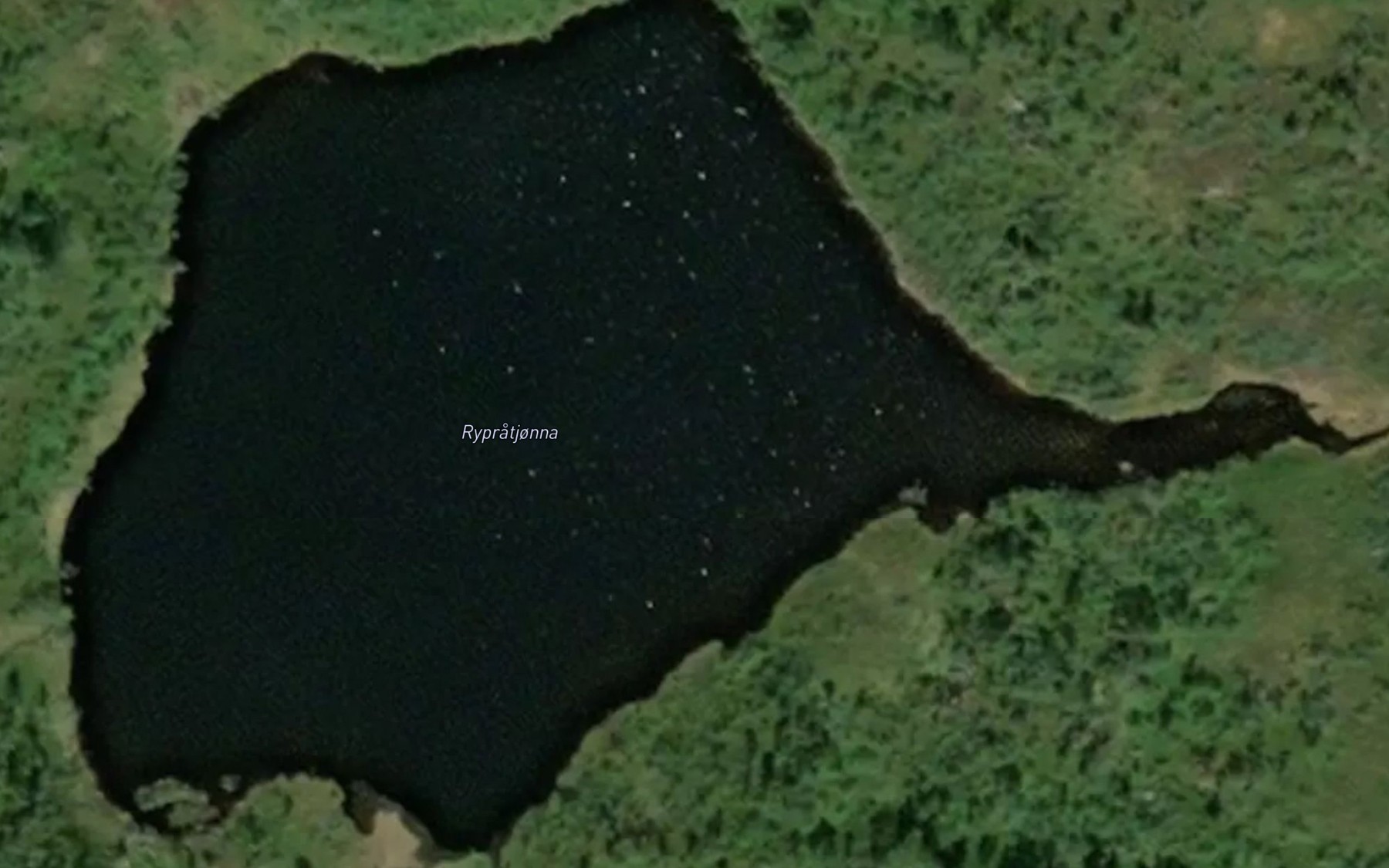 Satellite map of the Rypratjorna