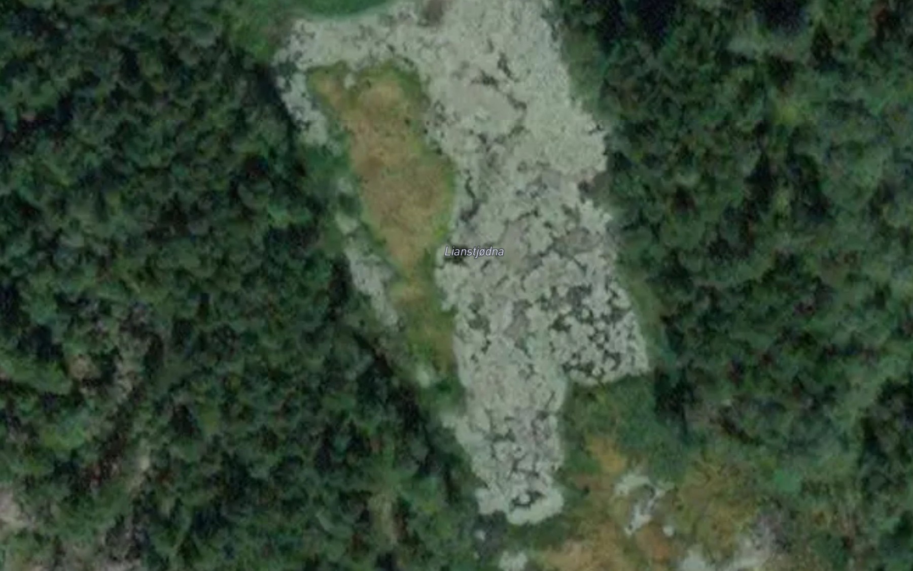 Satellite map of the Lianstjodna