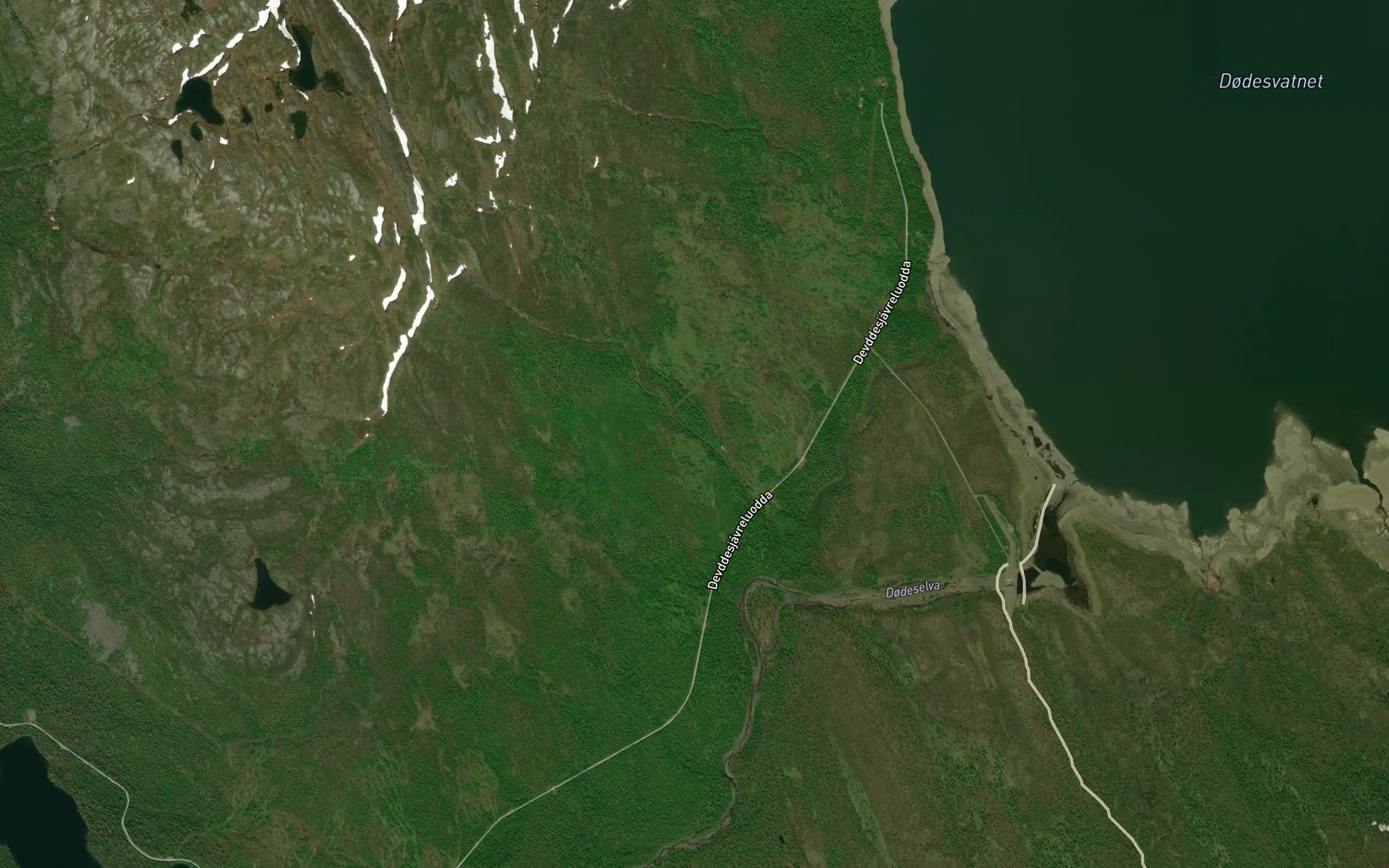 Satellite map of the Rasbekken
