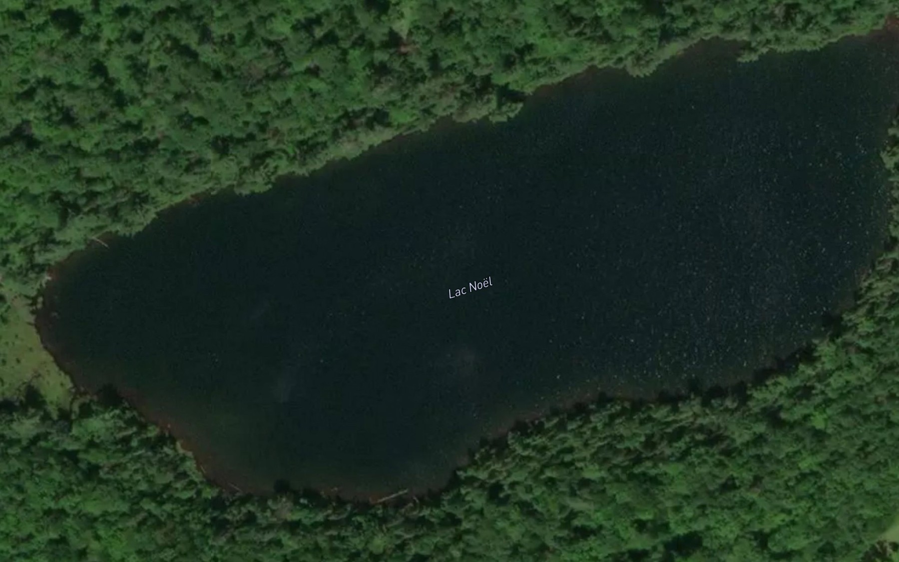 Satellite map of the Lac Noel