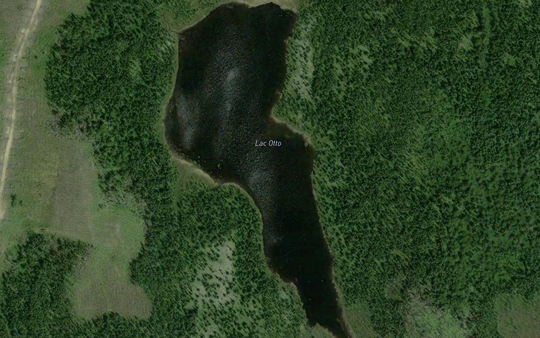Satellite map of the Lac Otto