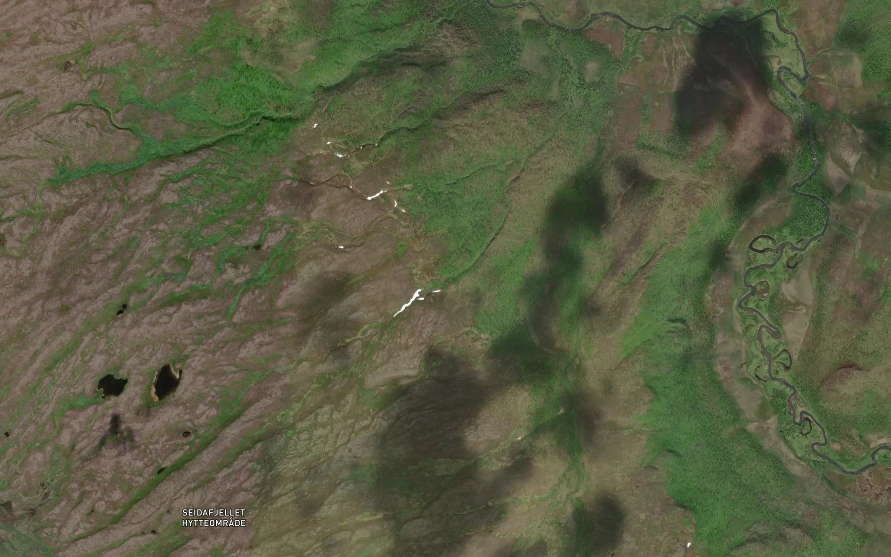 Satellite map of the Missujakka