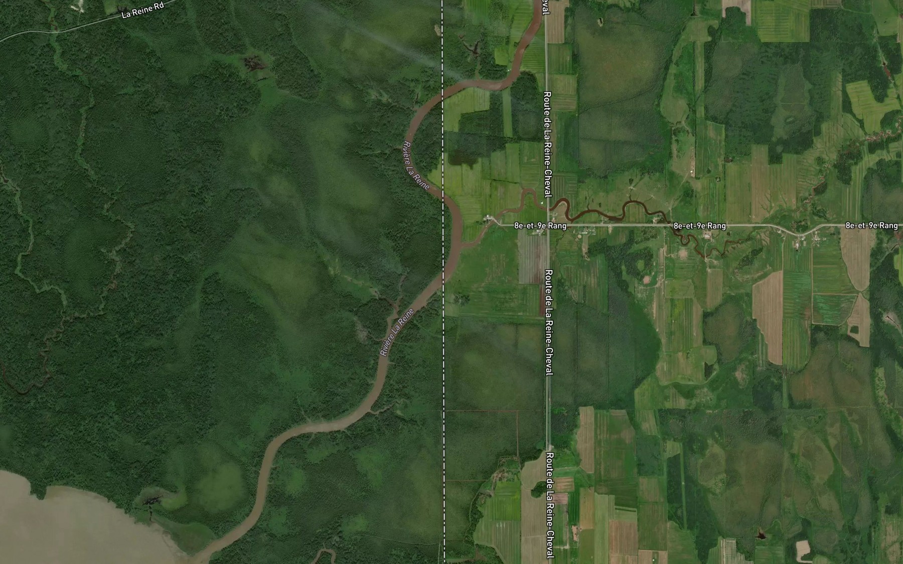 Satellite map of the Cours d'eau Dupuis