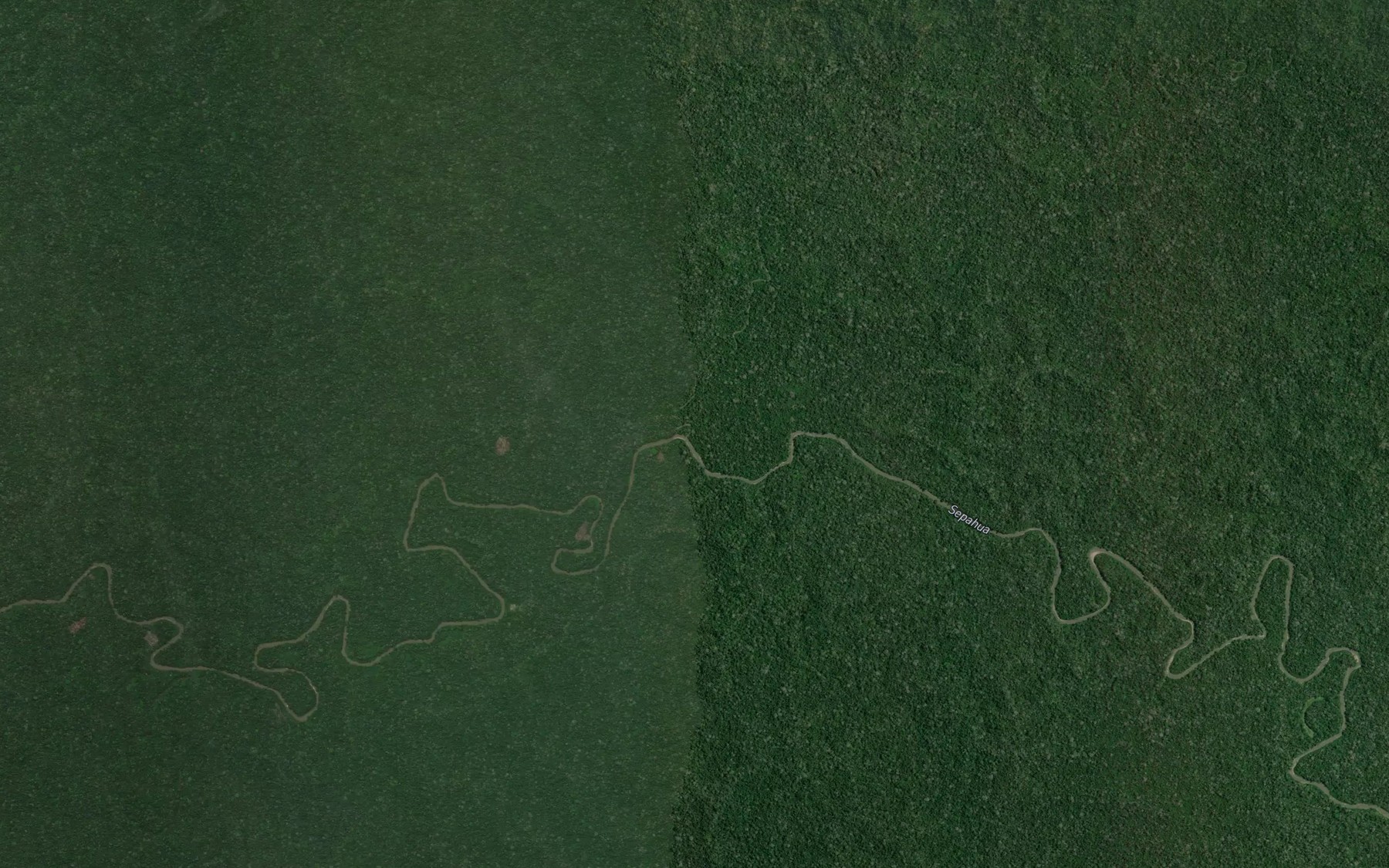 Satellite map of the Quebrada Camote