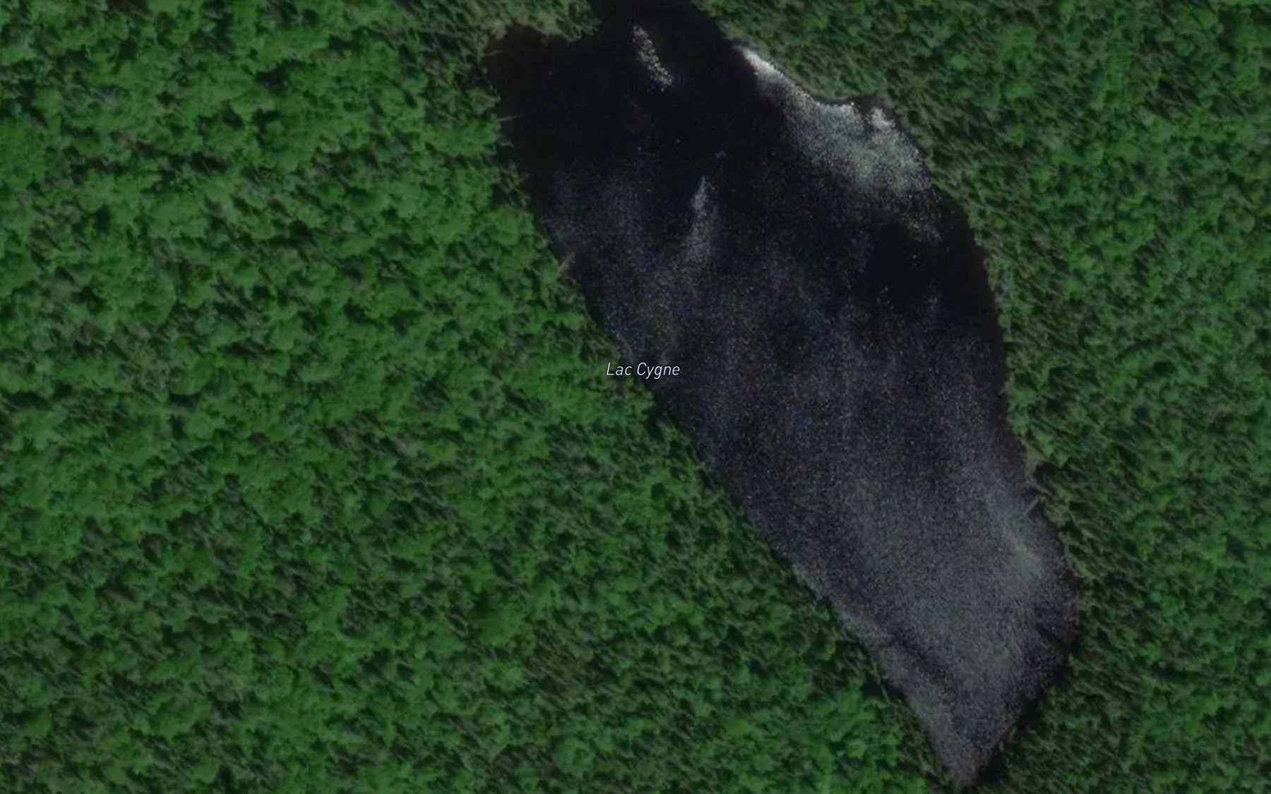 Satellite map of the Lac Outarde