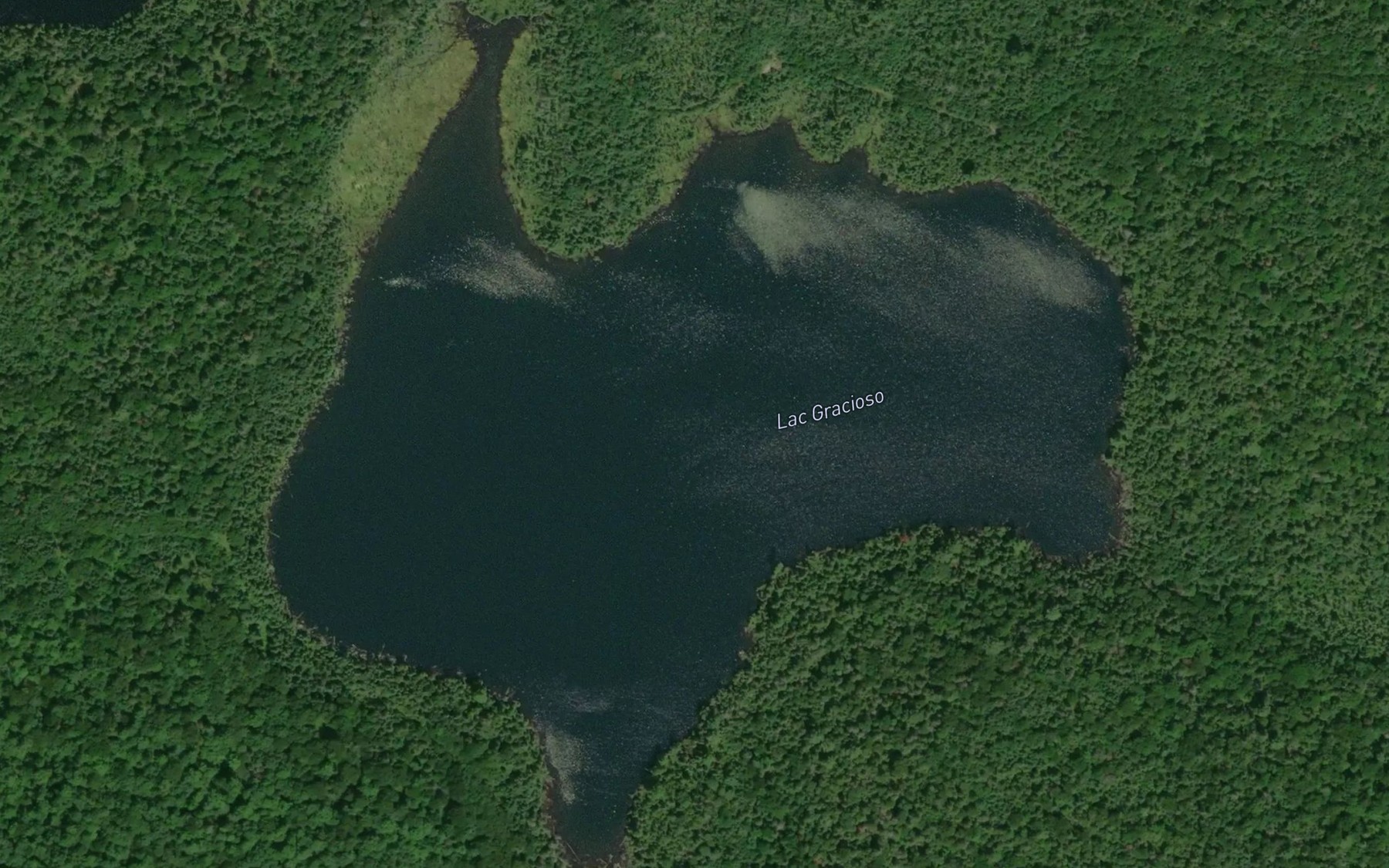 Satellite map of the Lac Gracioso