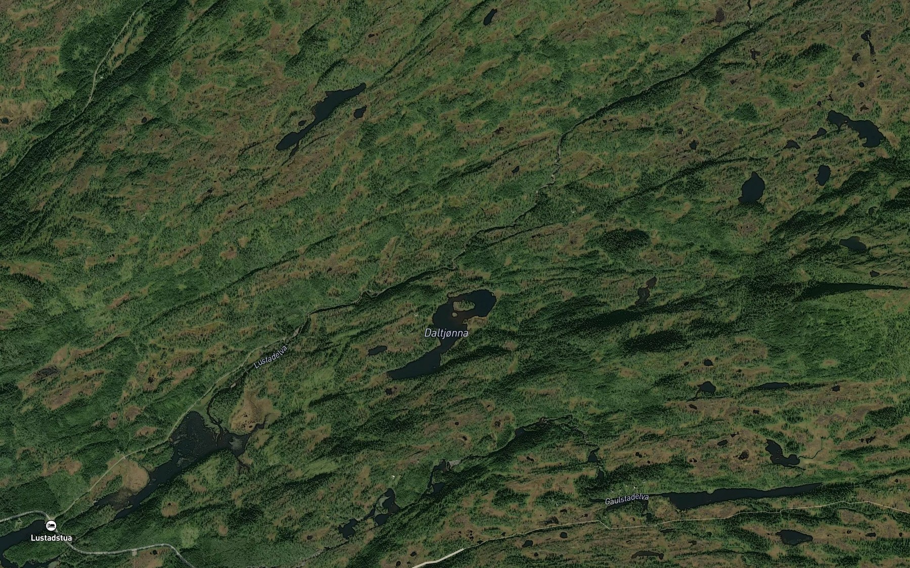 Satellite map of the Daltjonnbekken