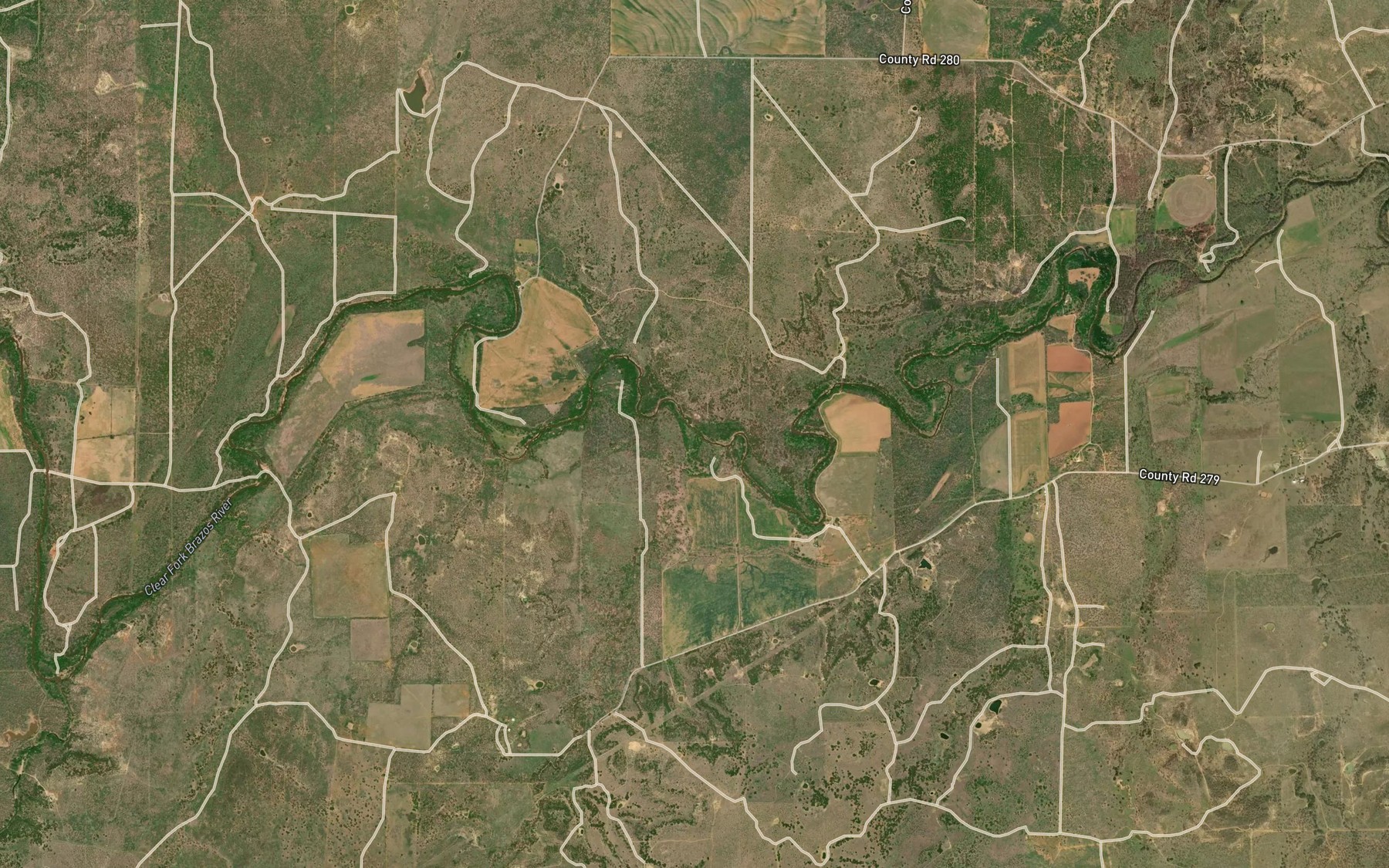 Satellite map of the Buck Branch